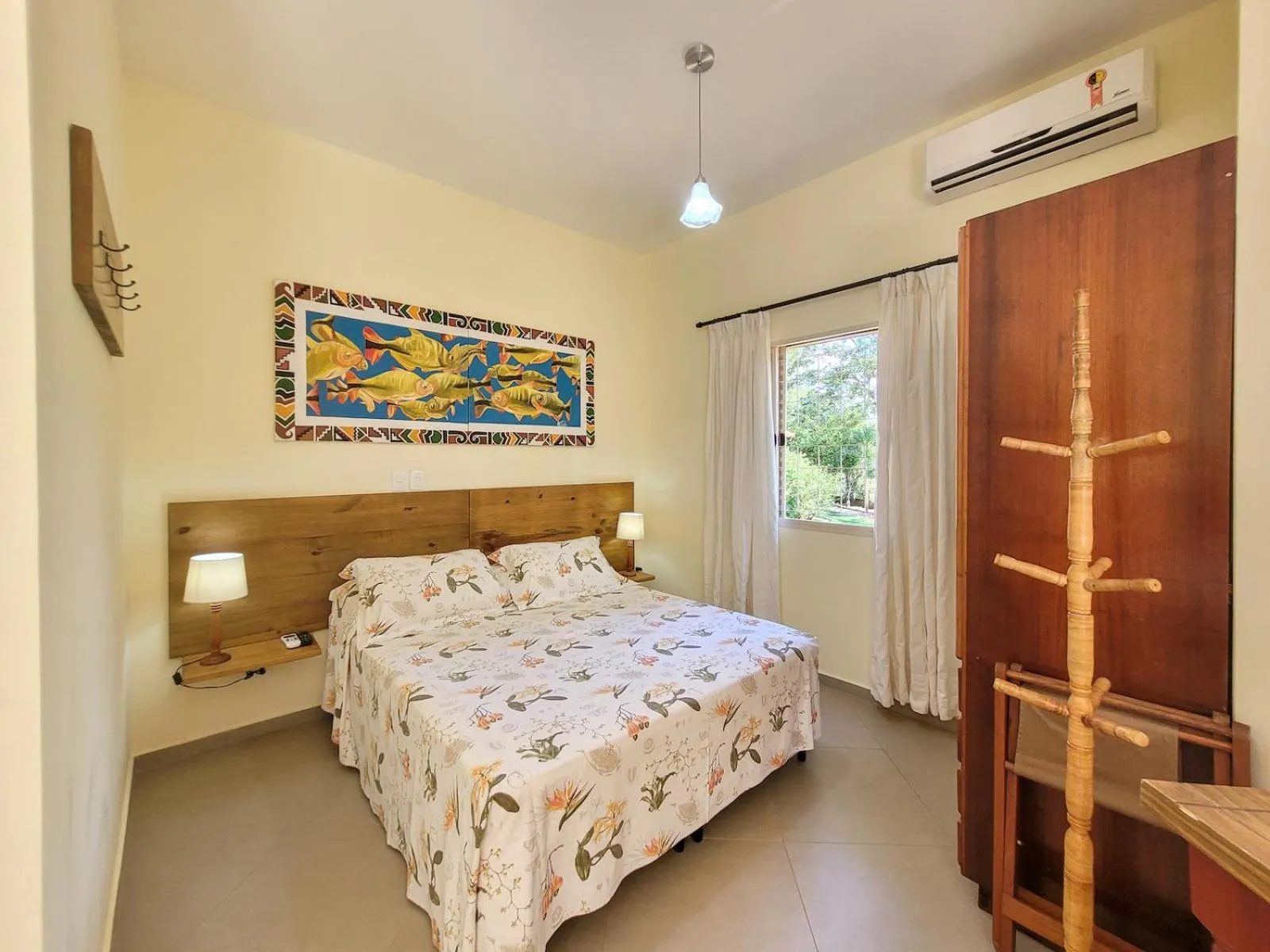 Bed in Hotel Pousada Águas de Bonito