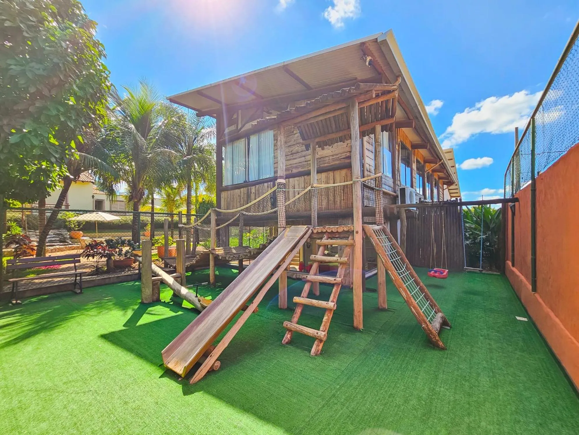 Children play ground in Hotel Pousada Águas de Bonito