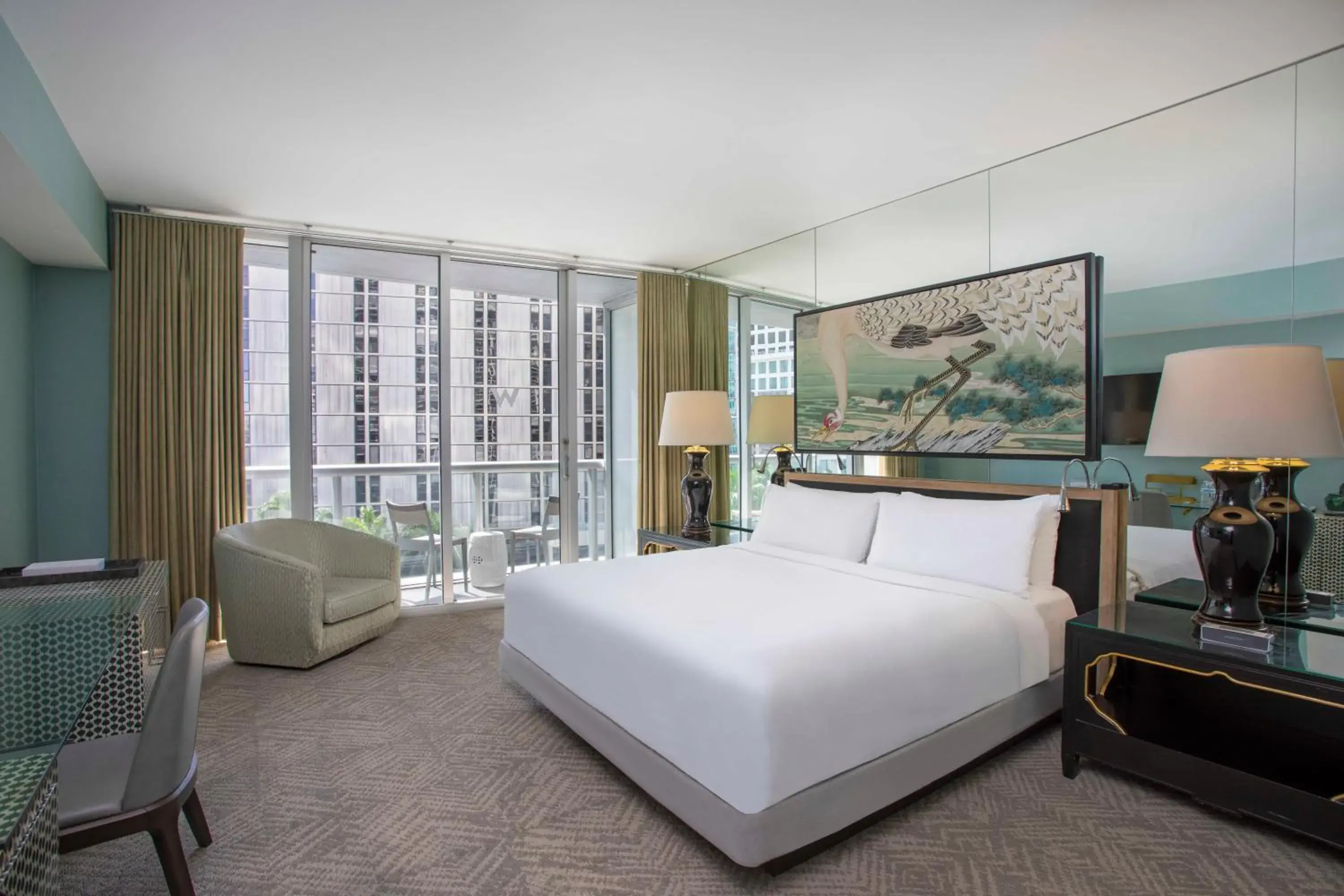 Deluxe King Room with Balcony in W Miami Deluxe King Room with Balcony in W Miami