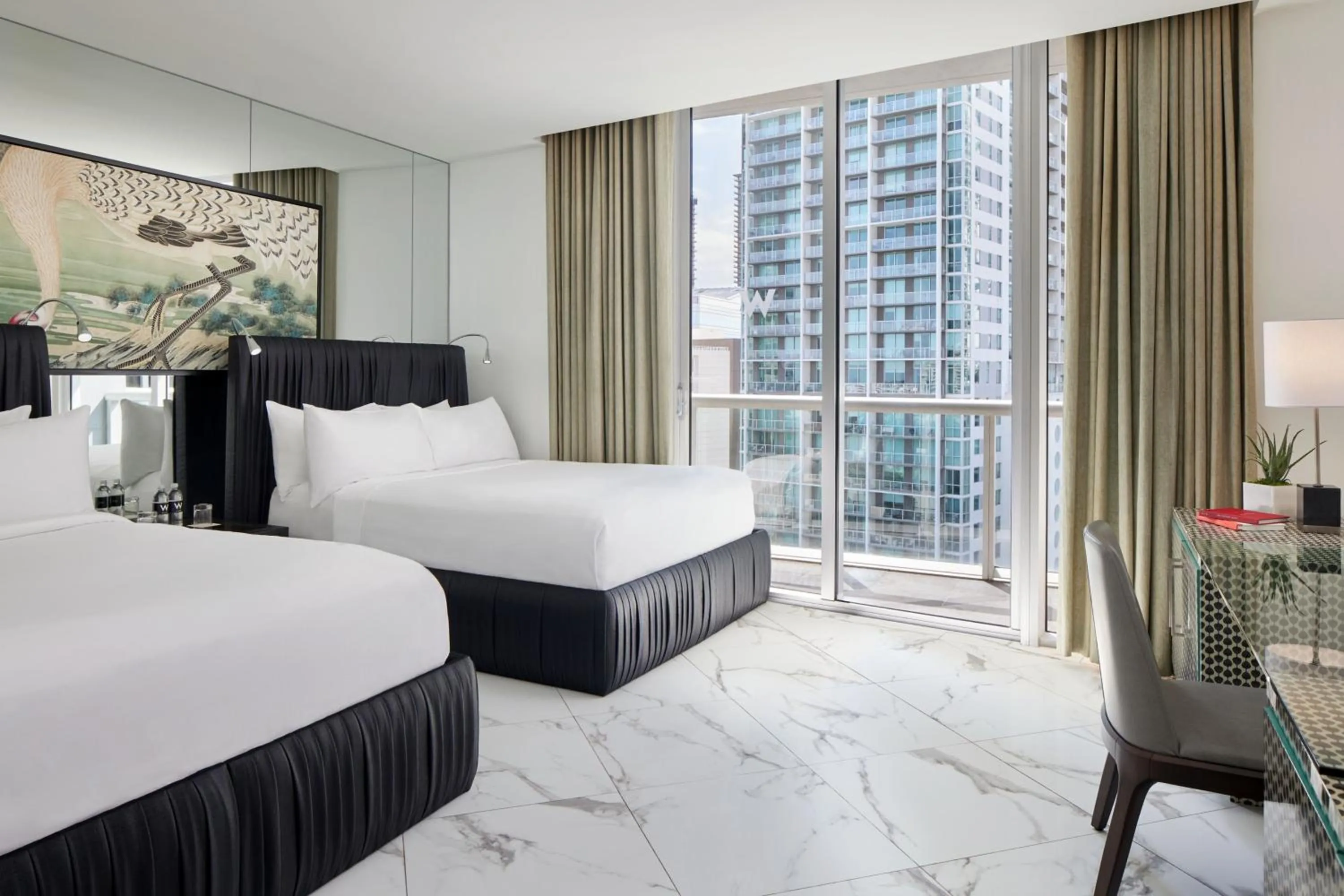 Bedroom, Bed in W Miami