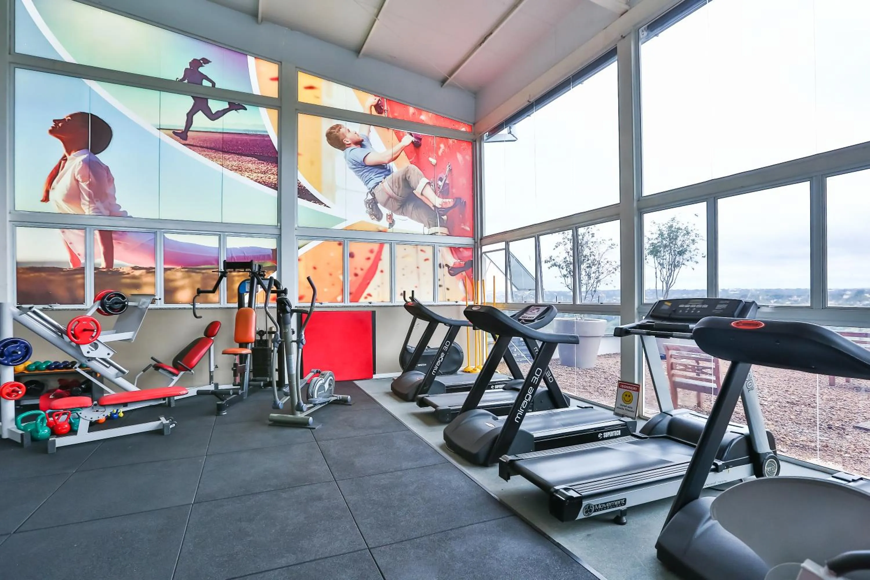 Fitness centre/facilities in Wyndham Golden Foz Suítes