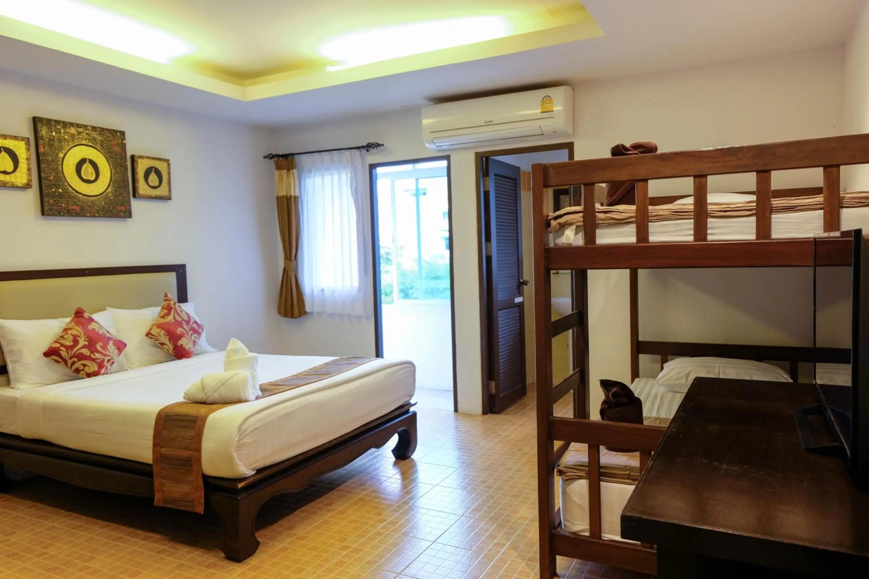 Bed in Arina Boutique Residence