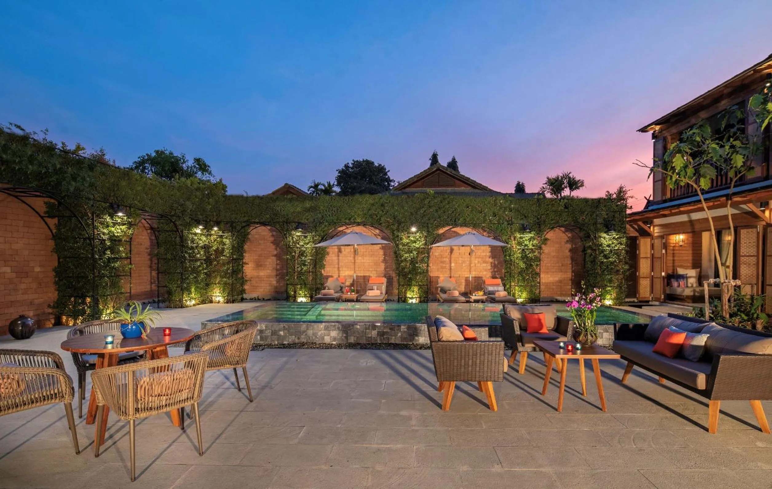 Swimming pool in Pai Village Boutique Resort