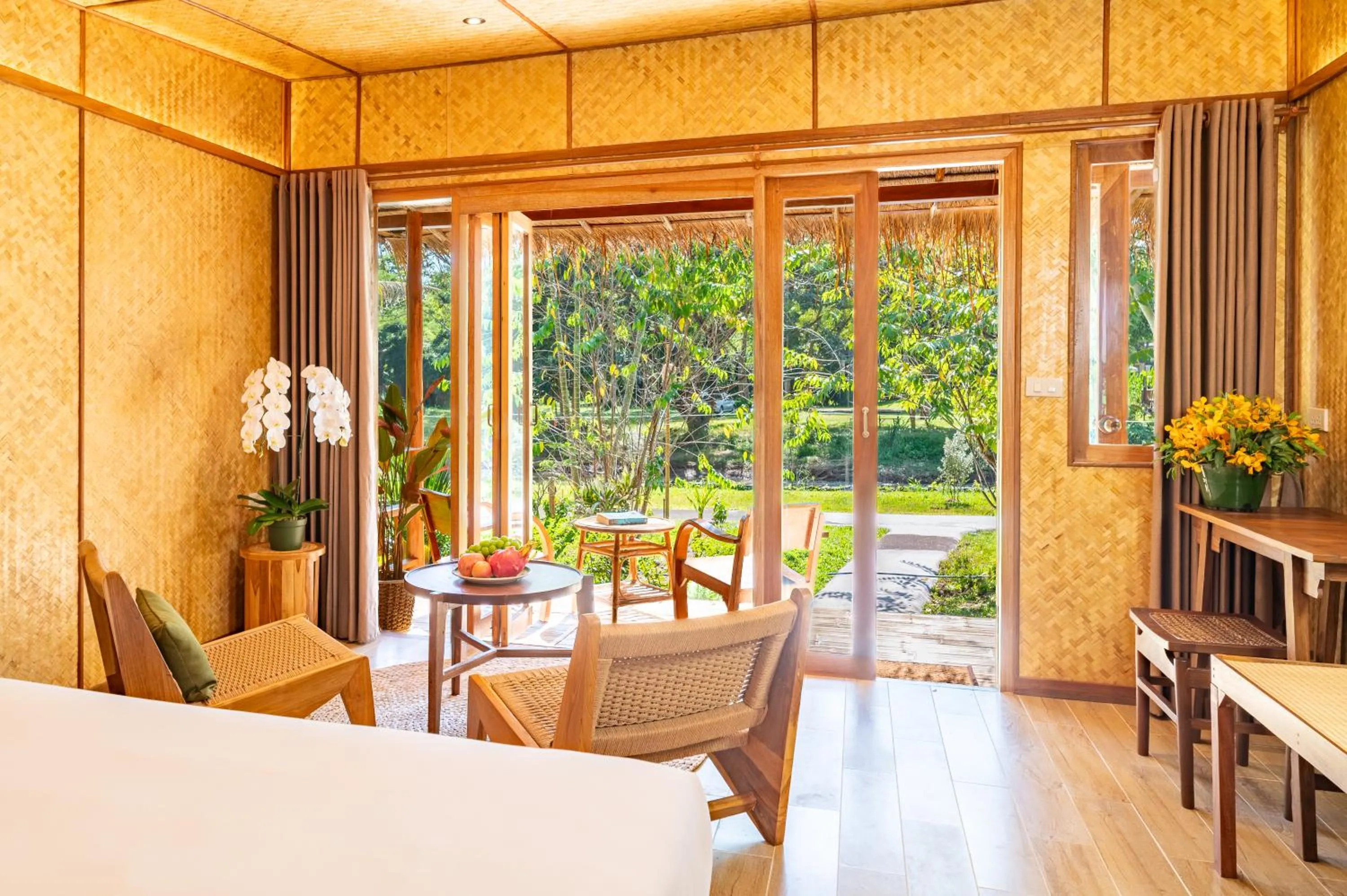 Spring, Bed in Pai Village Boutique Resort