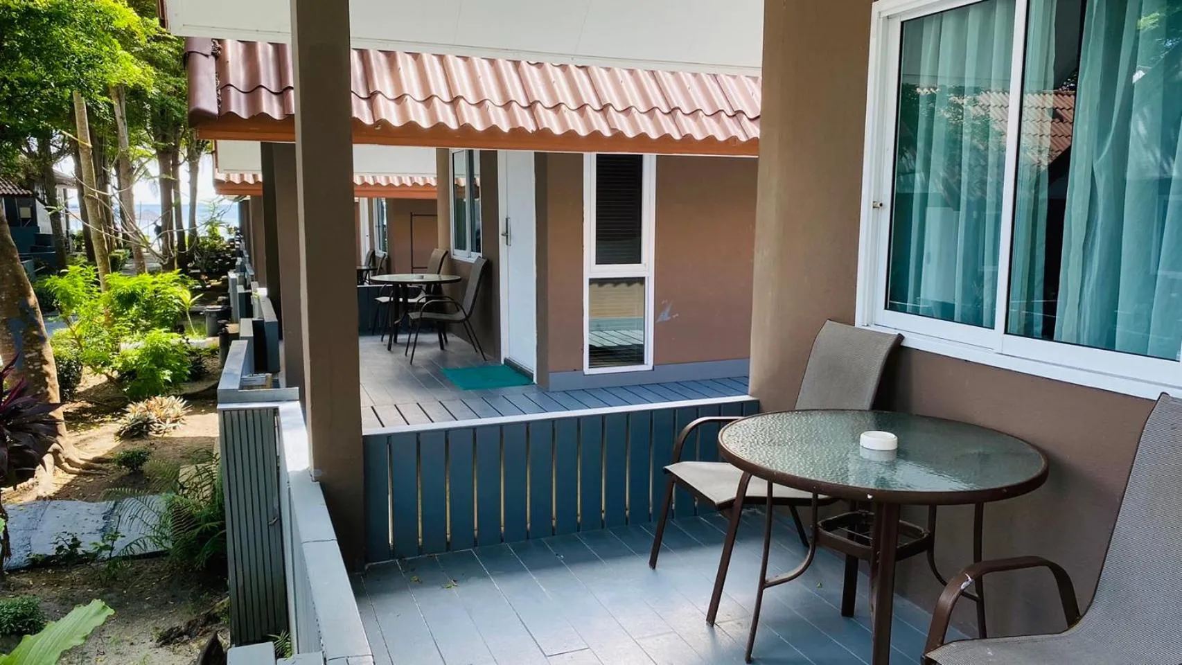 Balcony/Terrace in Bella Vista Beach Resort Koh Lipe