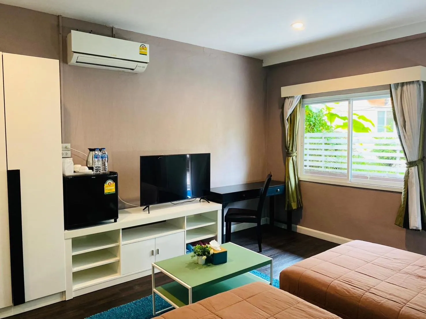 View (from property/room), Bed in Bella Vista Beach Resort Koh Lipe