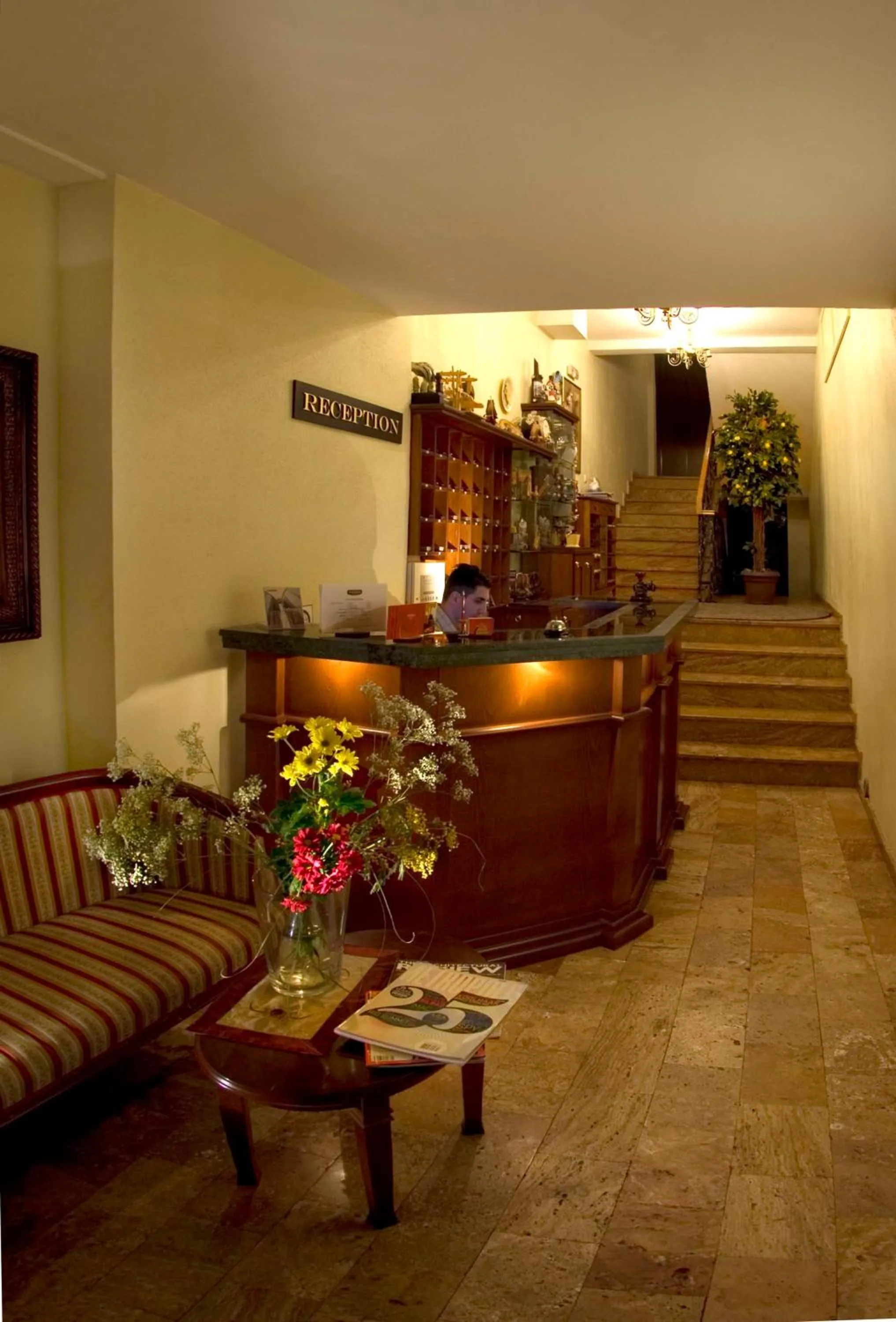 Seating area in Hotel Tivoli