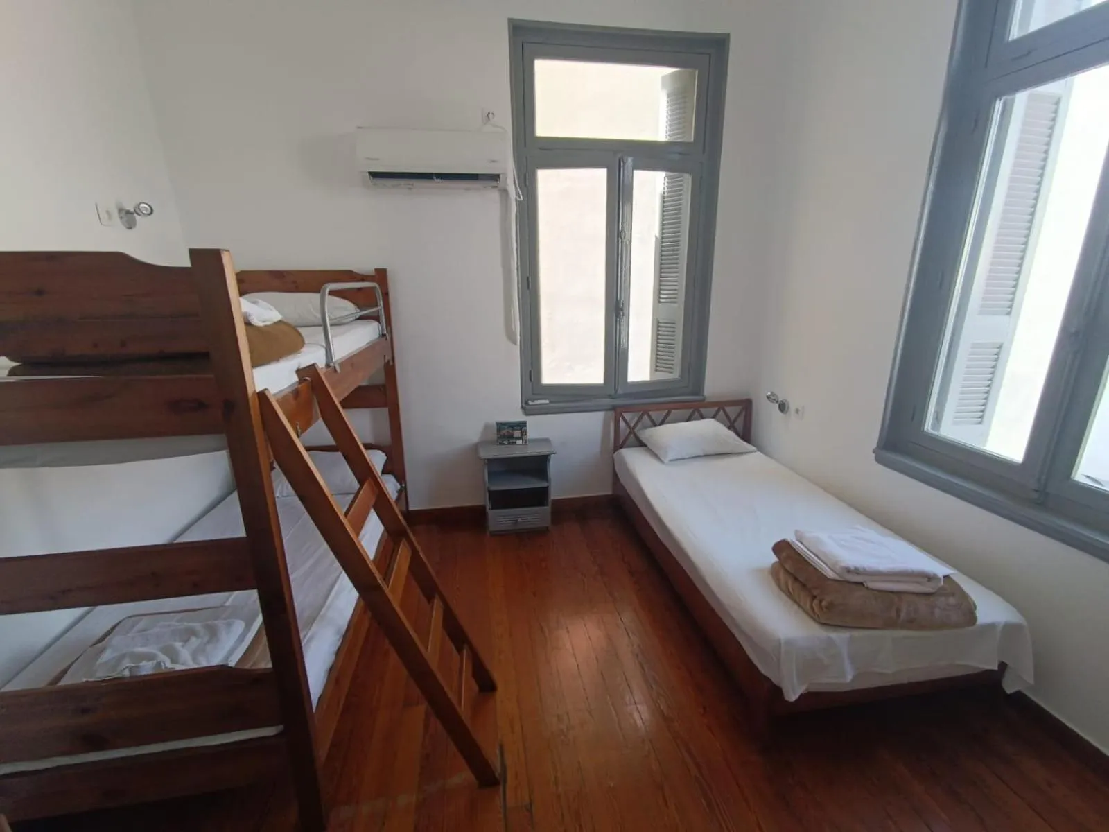 Bedroom, Bed in Dioskouros Hostel