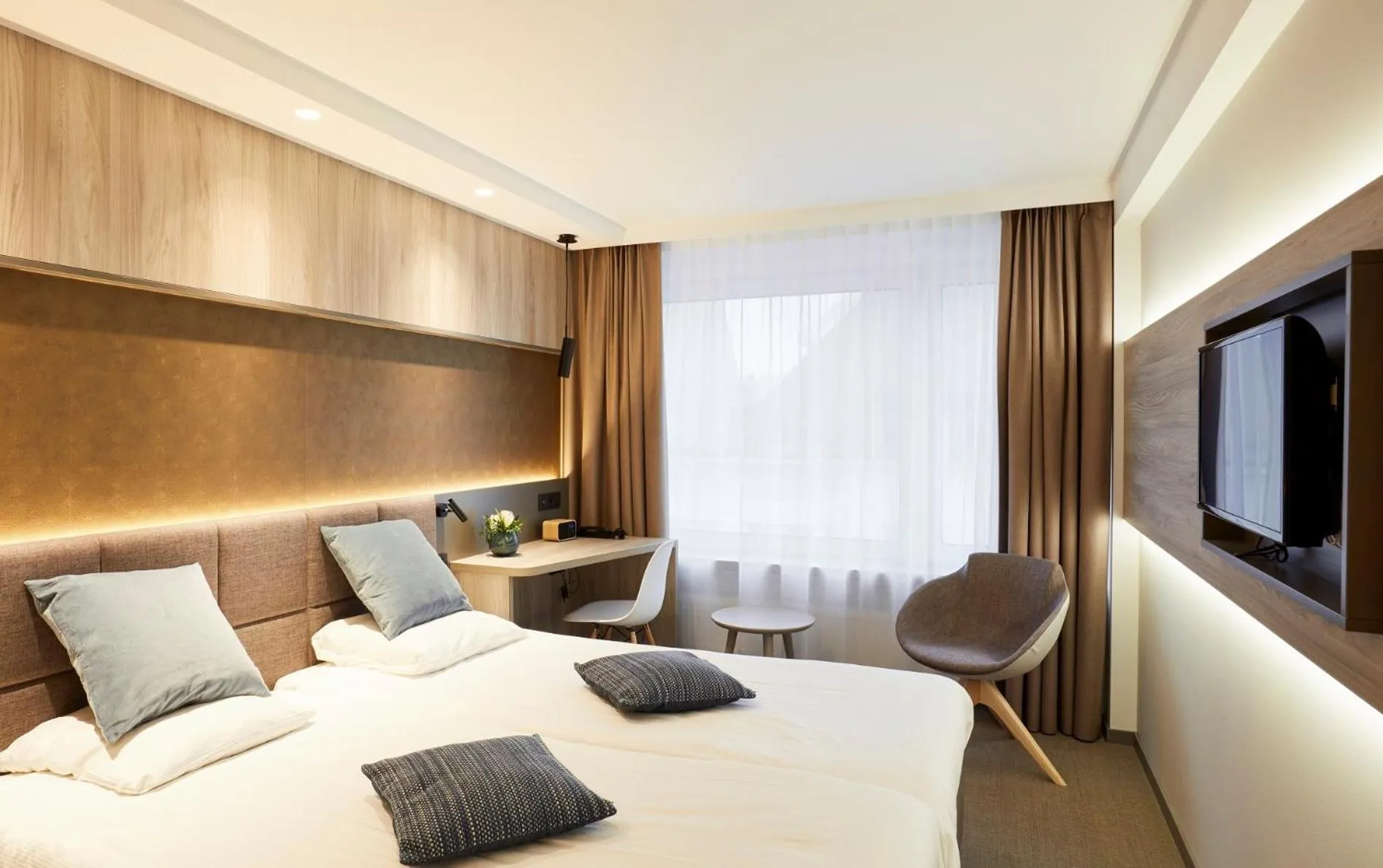 Bedroom, Bed in Hotel Nelson