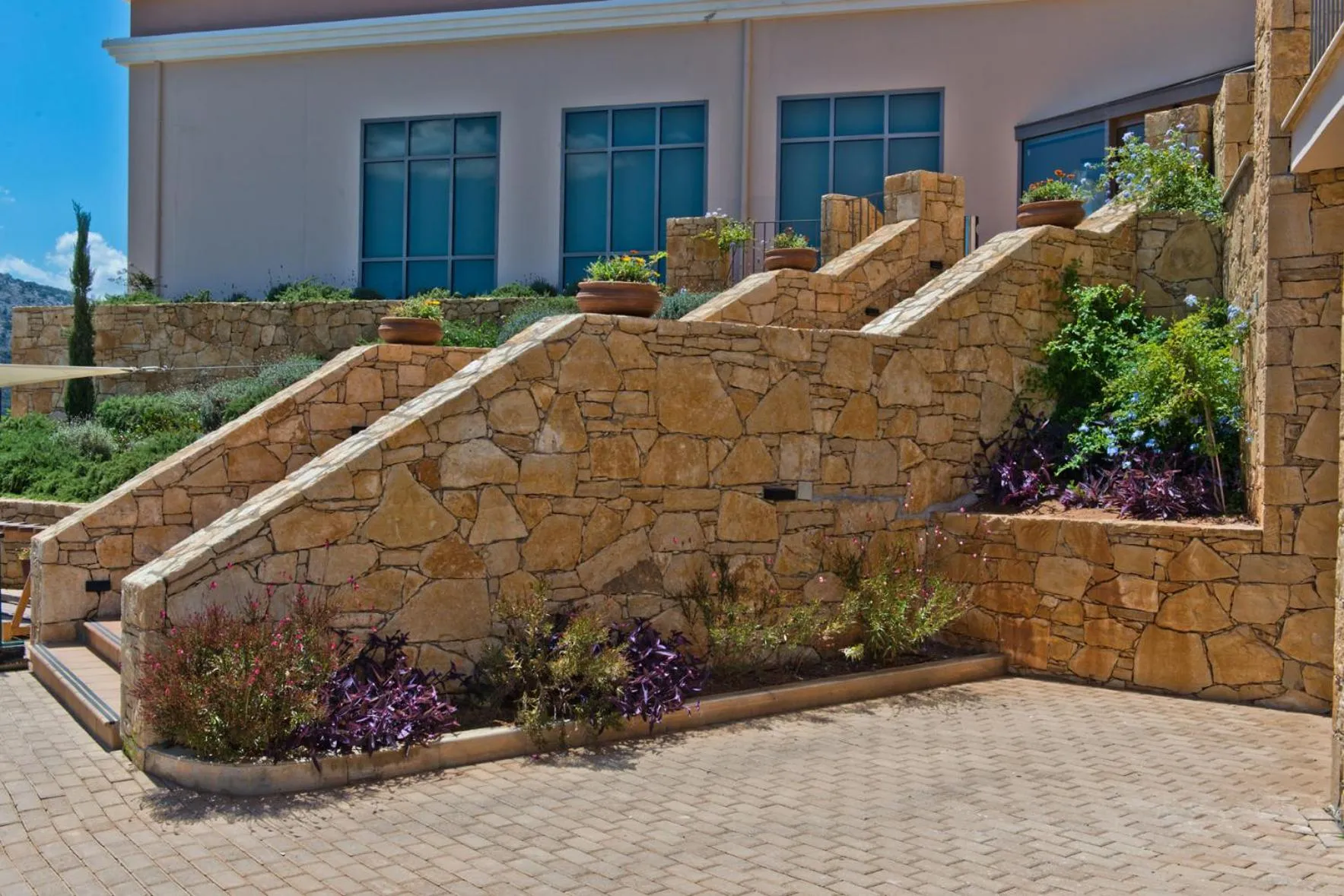 Facade/entrance in Crete Golf Club Hotel