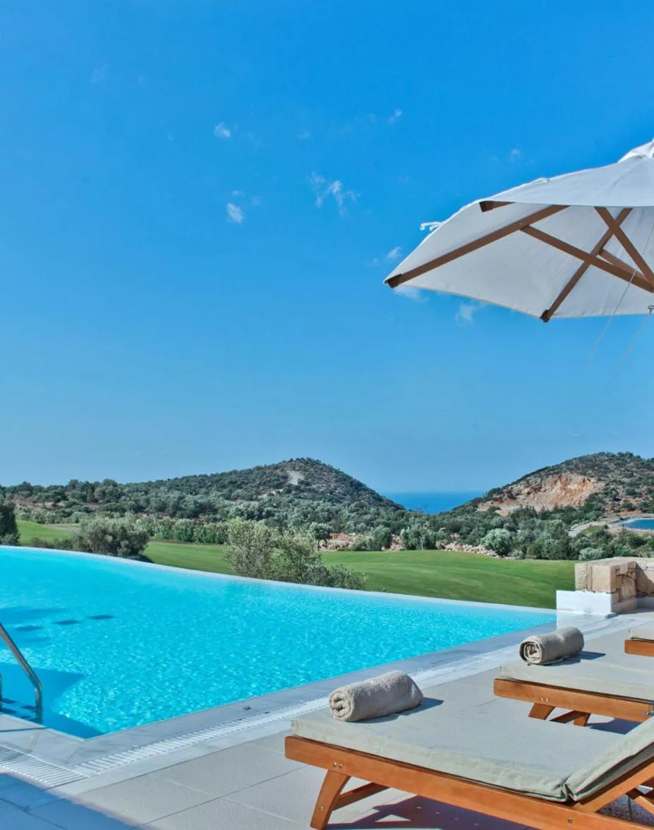 Pool view in Crete Golf Club Hotel