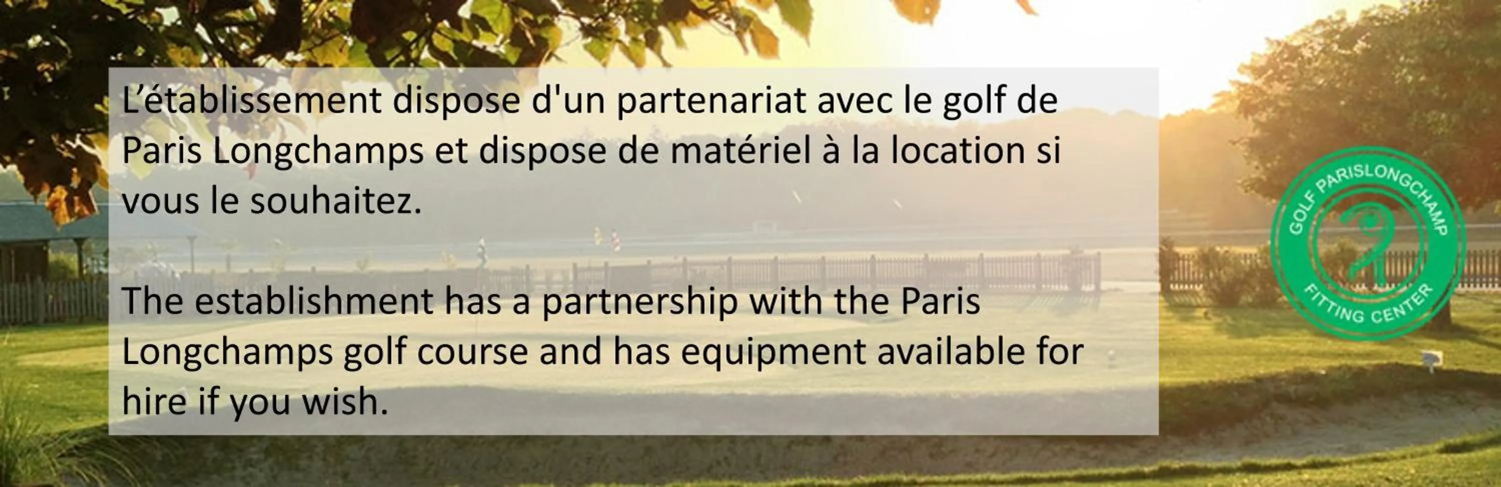 Golfcourse in Résidence AURMAT - Appart - Hôtel - Boulogne - Paris