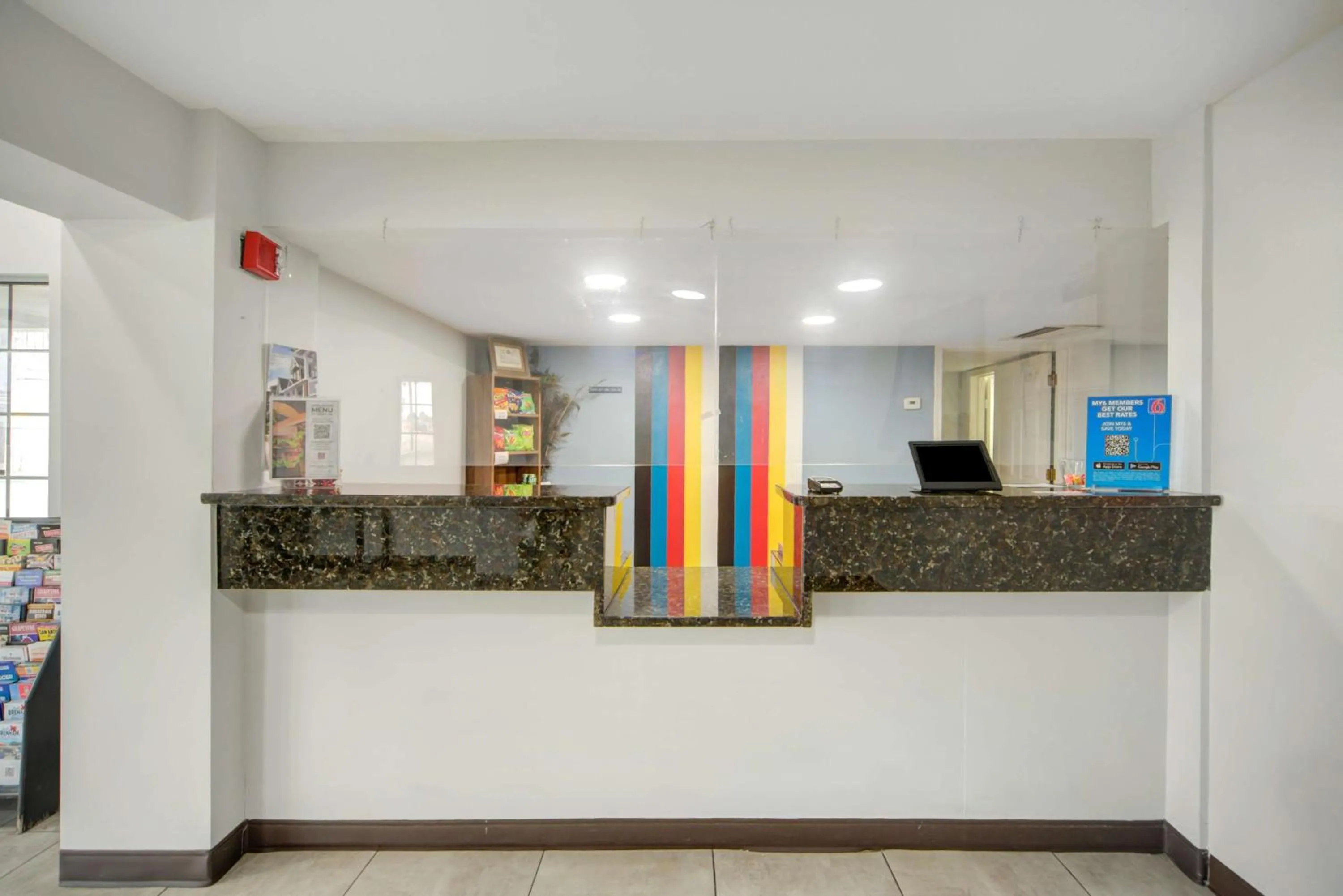 Lobby or reception in Motel 6 San Antonio, TX I-35 North Corridor