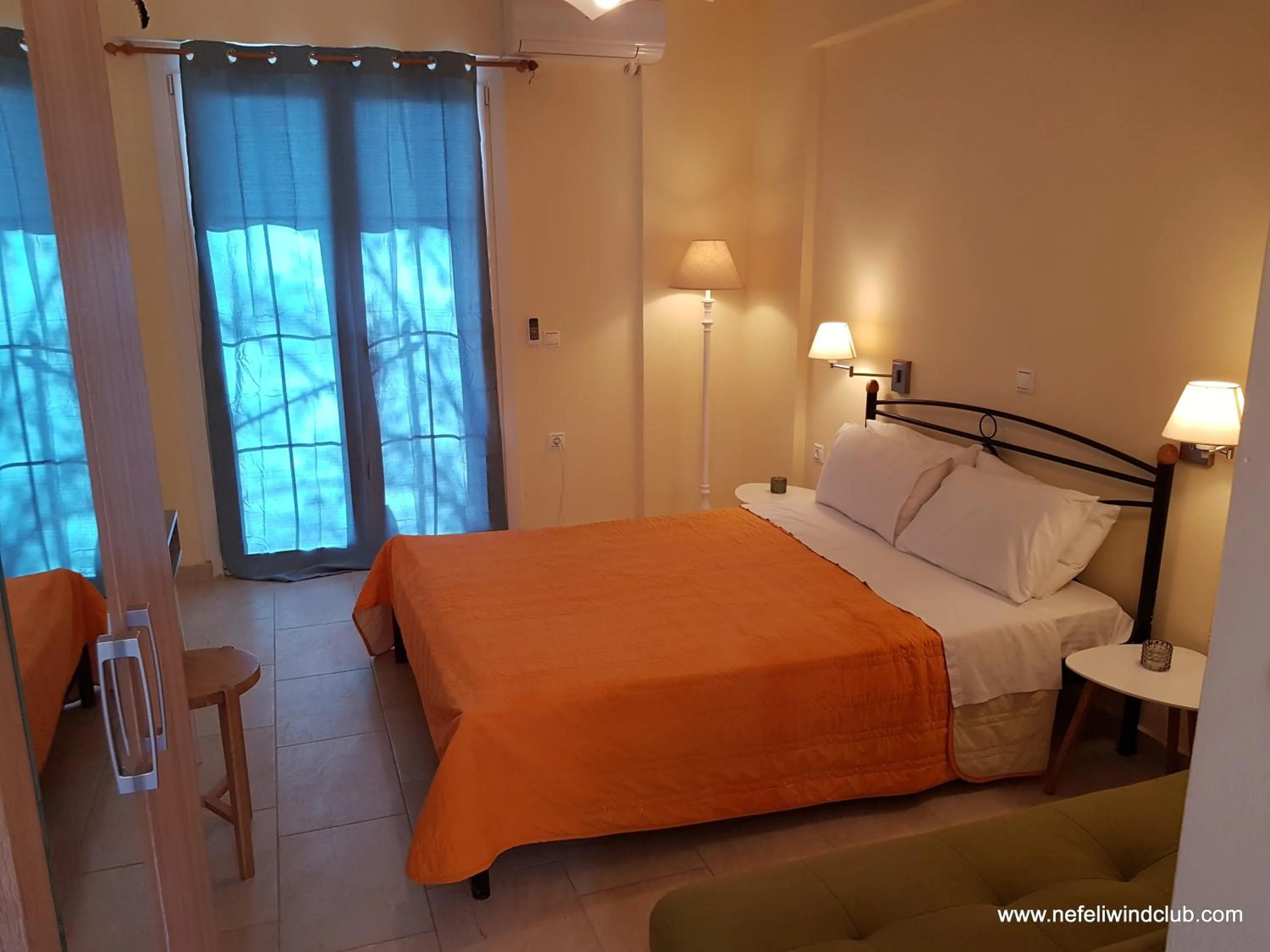 Bed in Nefeli Wind Club