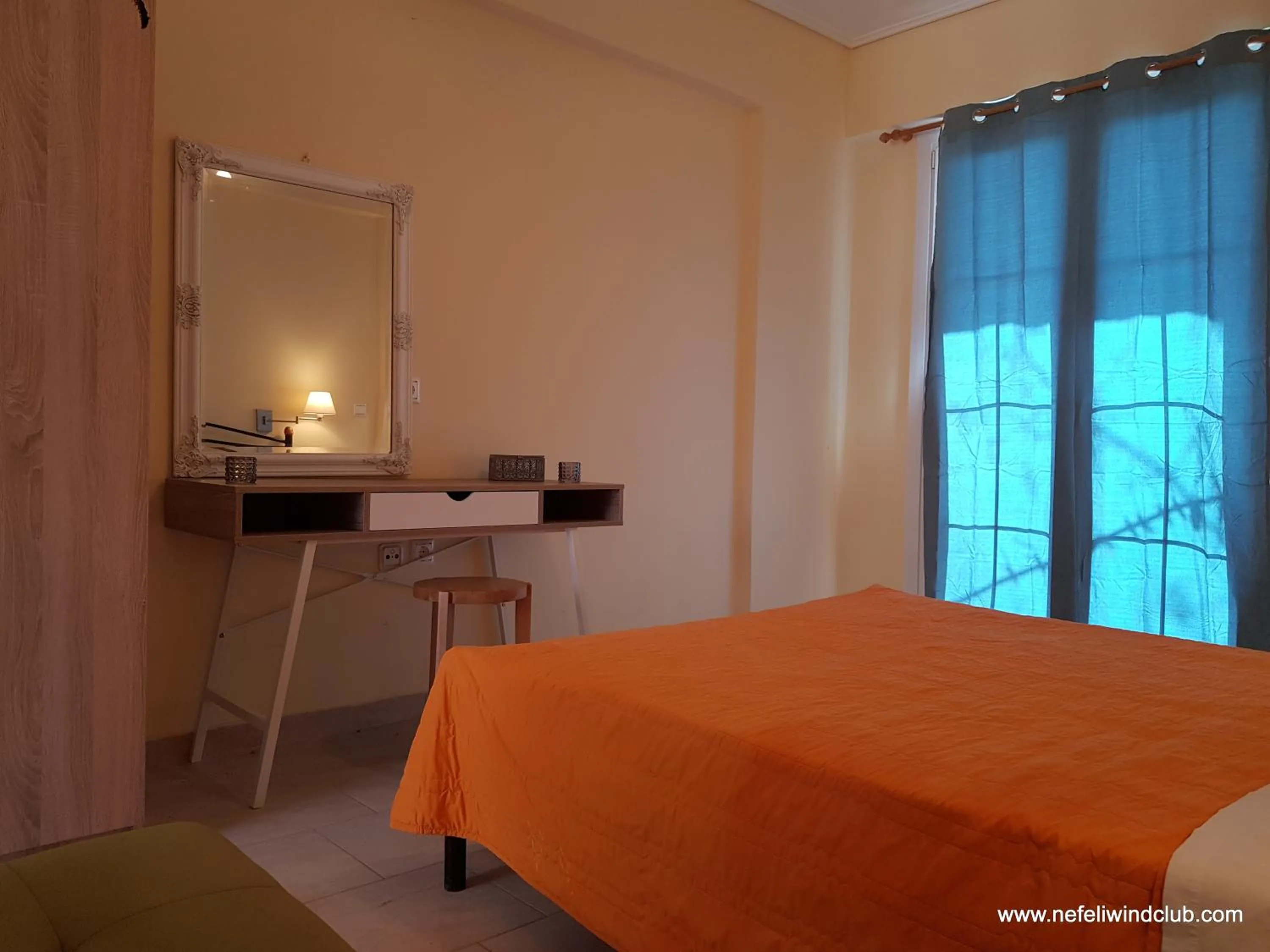 Bed in Nefeli Wind Club