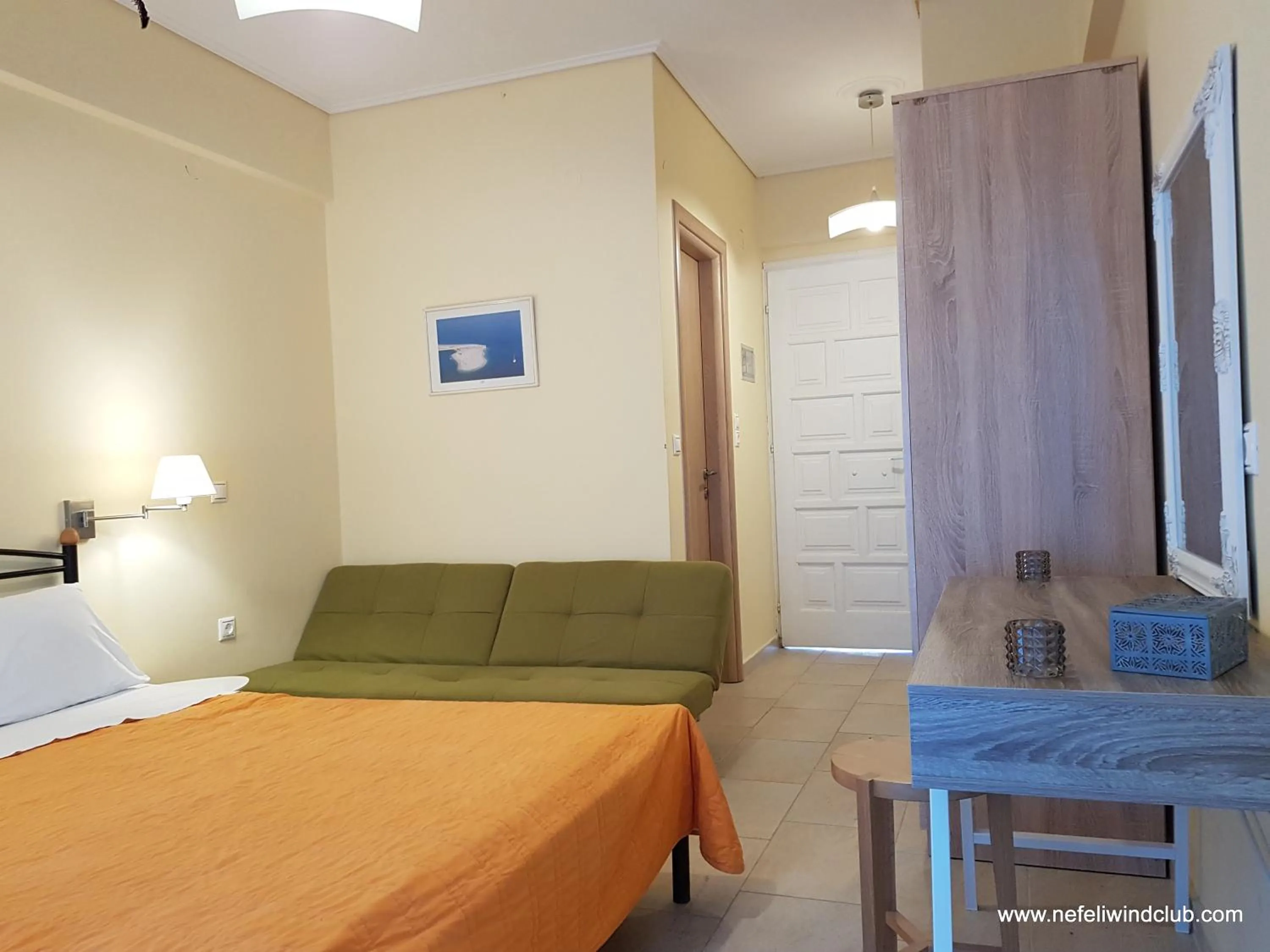 Bed in Nefeli Wind Club