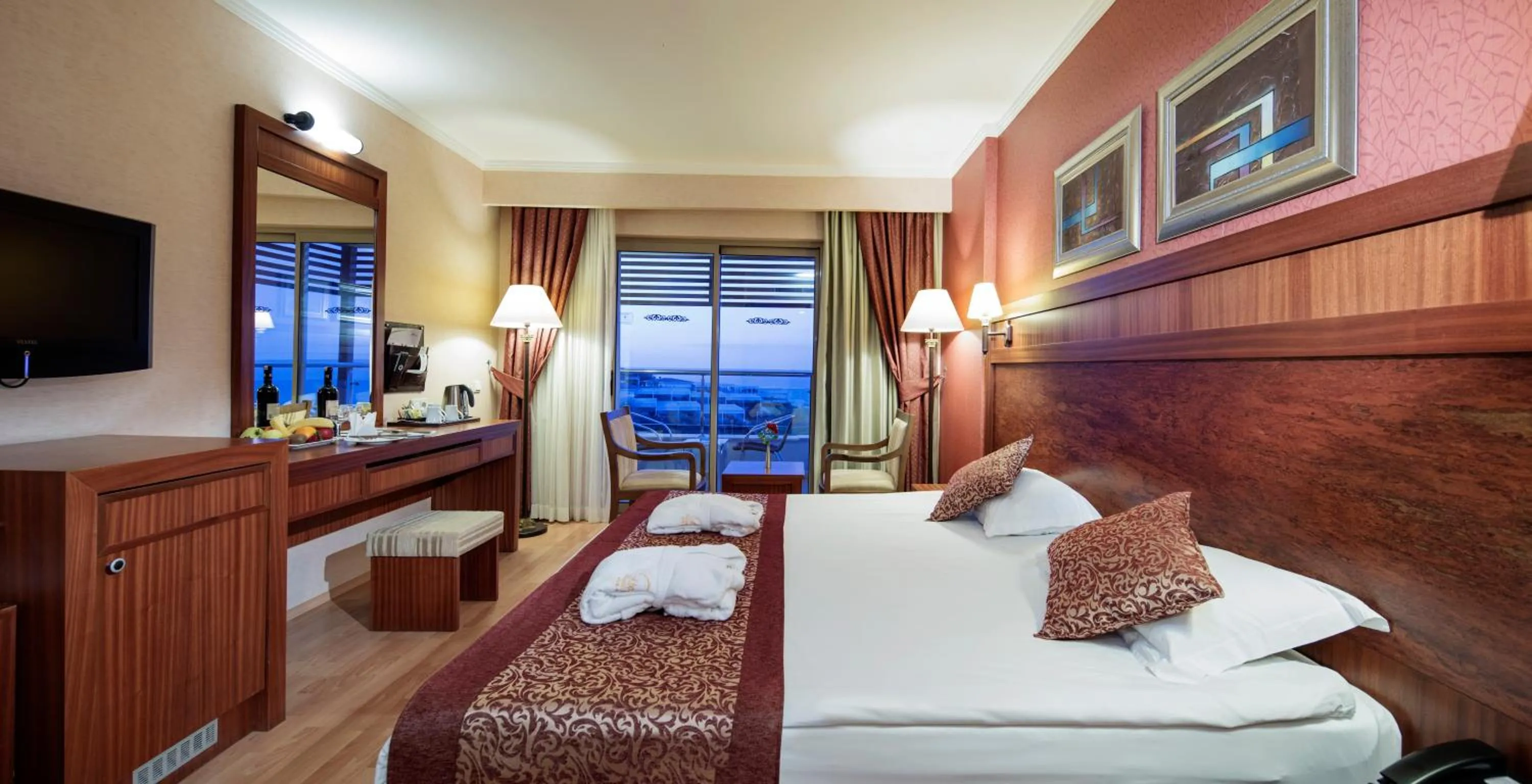 TV and multimedia, Bed in Alba Royal Hotel - Ultra All Inclusive -Adults Only (+16)