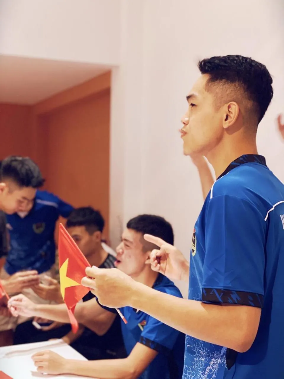 Communal lounge/ TV room in City Hostel Da Nang