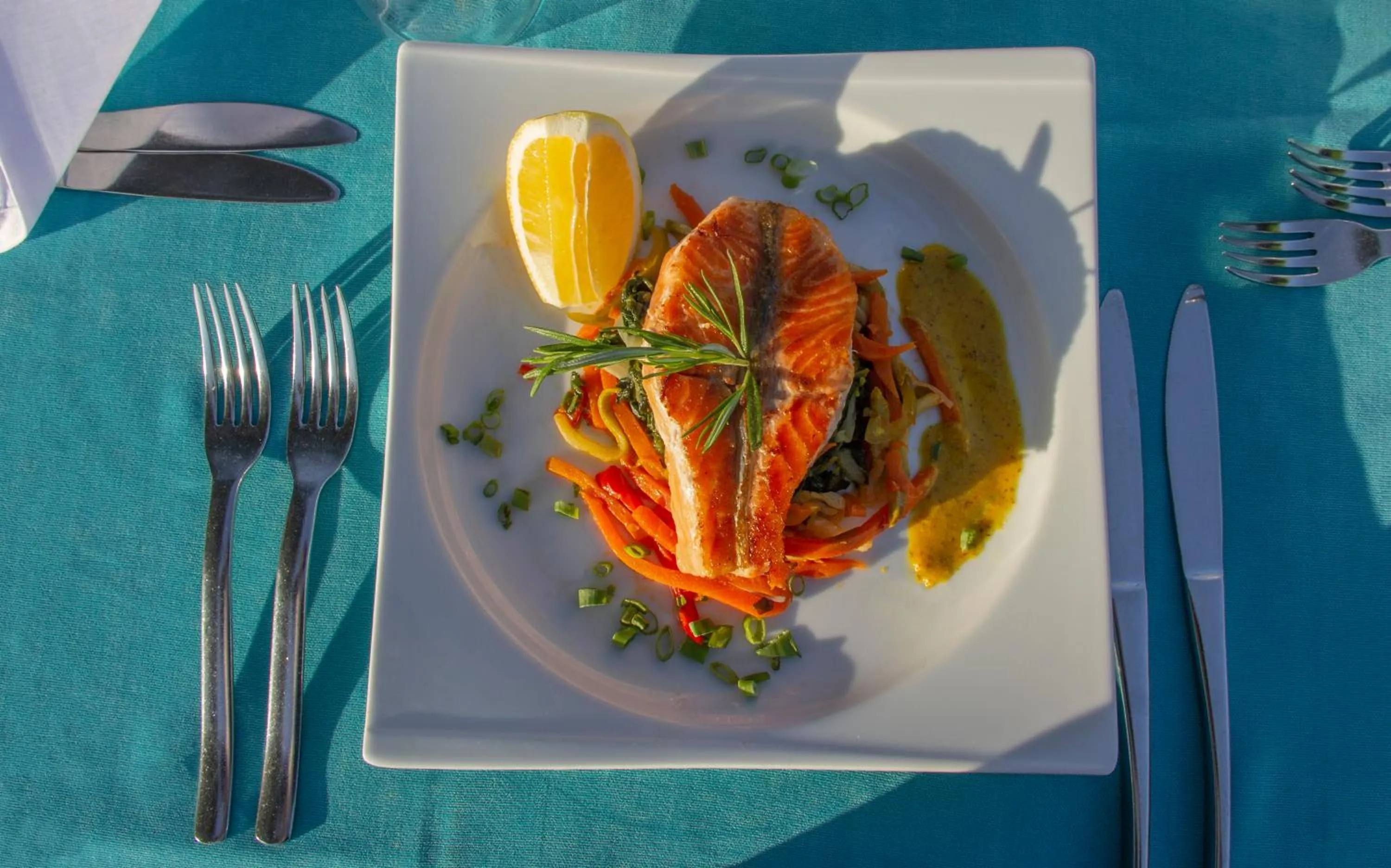 Food close-up in Alba Queen Hotel - Ultra All Inclusive