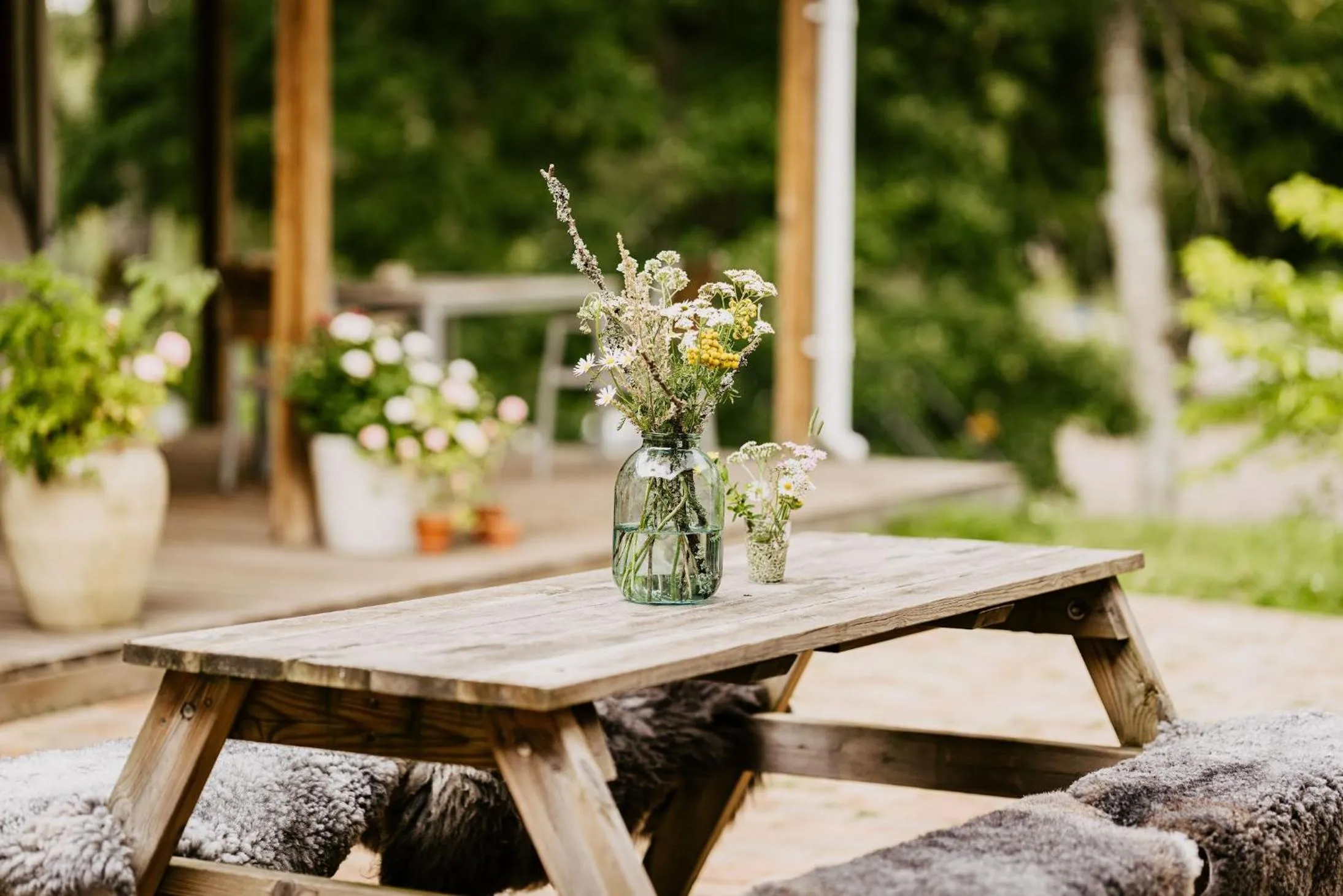 Balcony/Terrace in Ödevata Gårdshotell