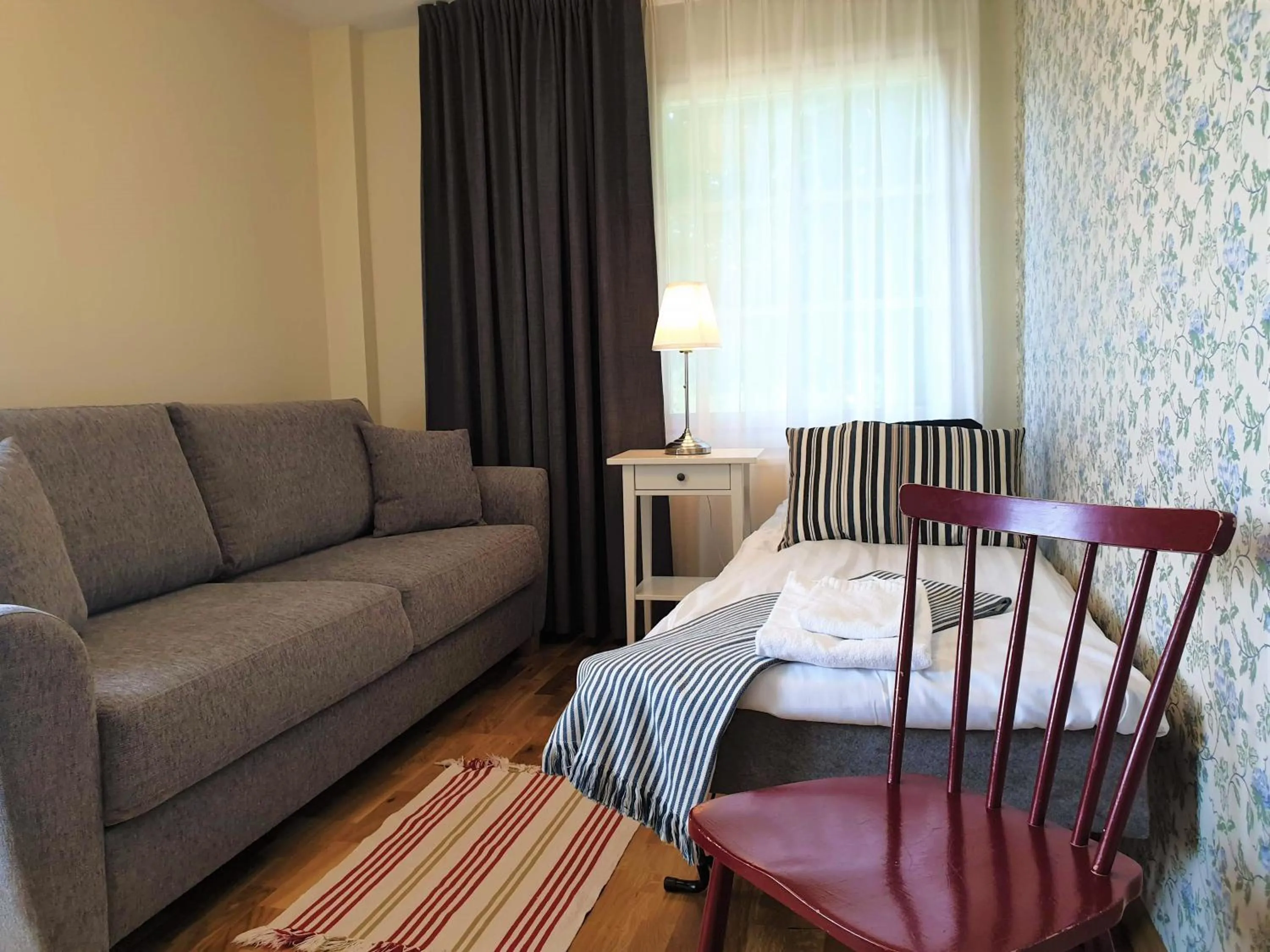 Bed in Ödevata Gårdshotell