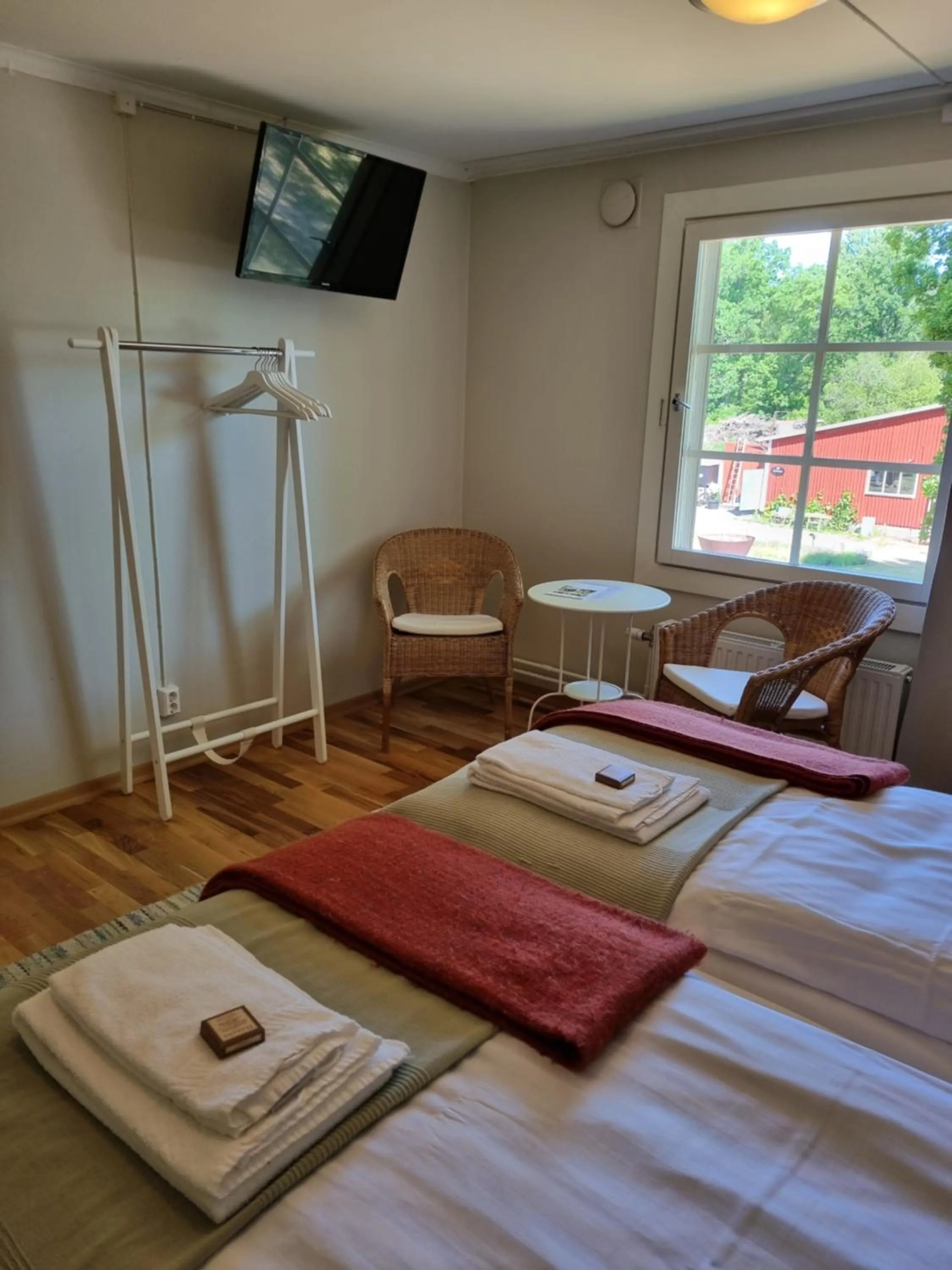 Photo of the whole room, Bed in Ödevata Gårdshotell