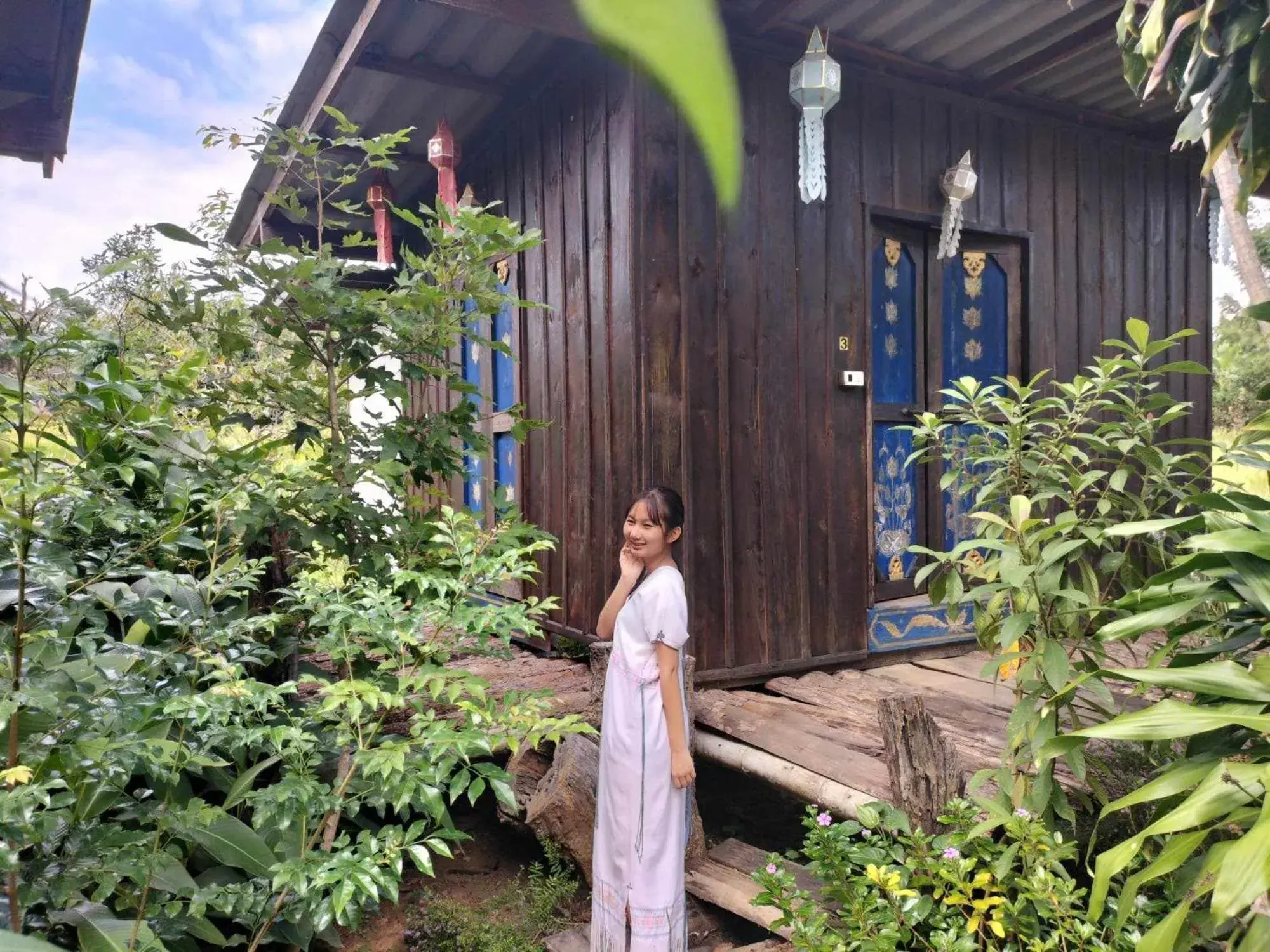 King Room with Garden View in Nongtao Homestay King Room with Garden View in Nongtao Homestay