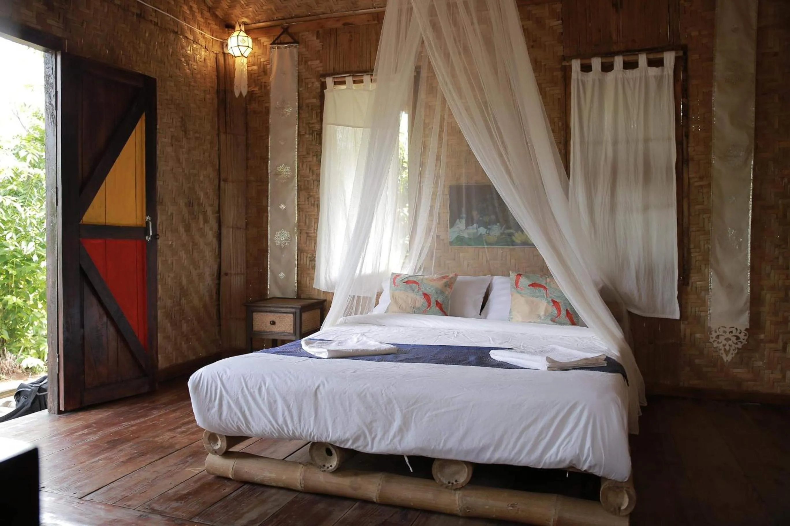 Bed in Nongtao Homestay