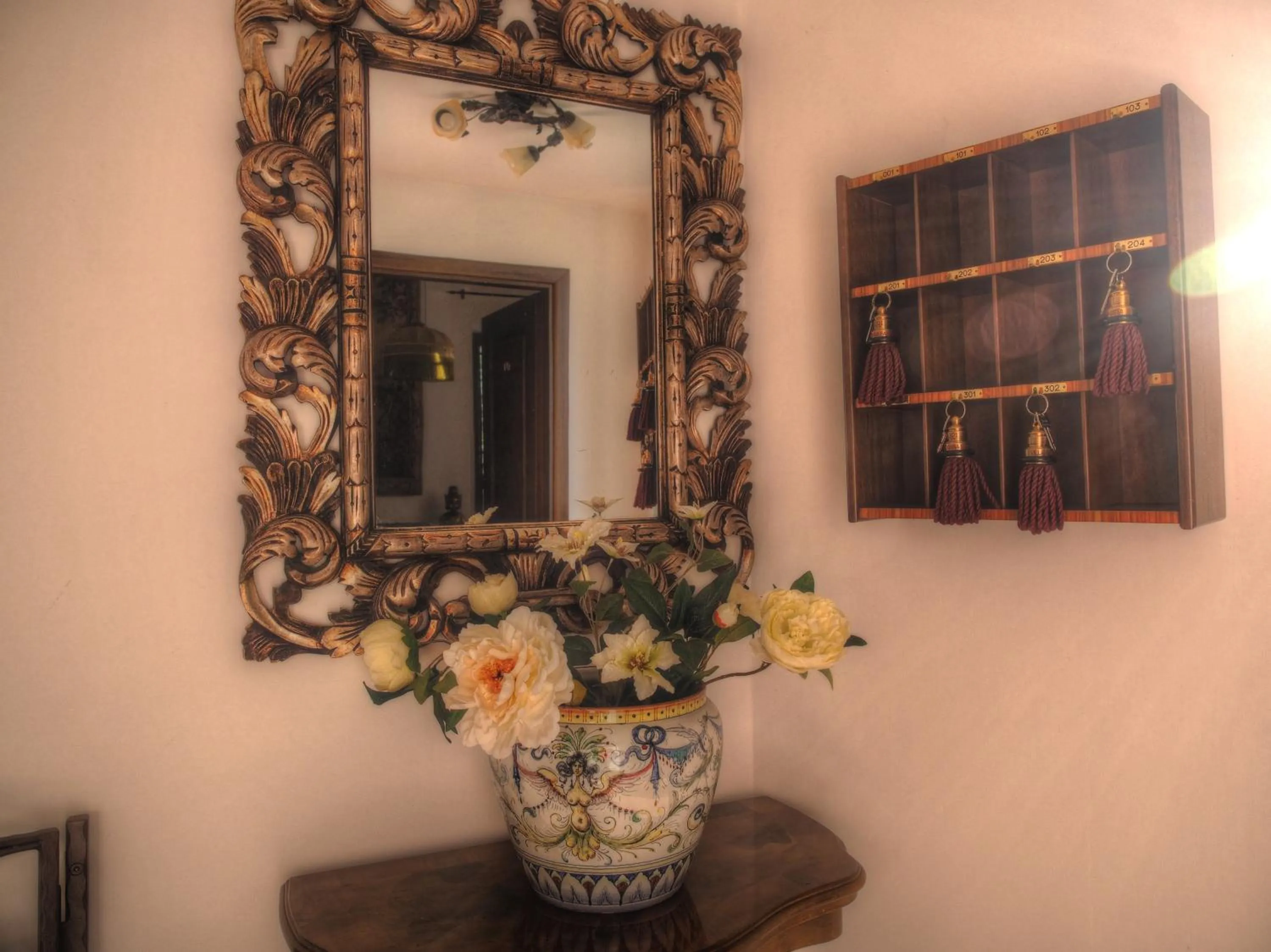 Decorative detail in Villa Donna Fausta