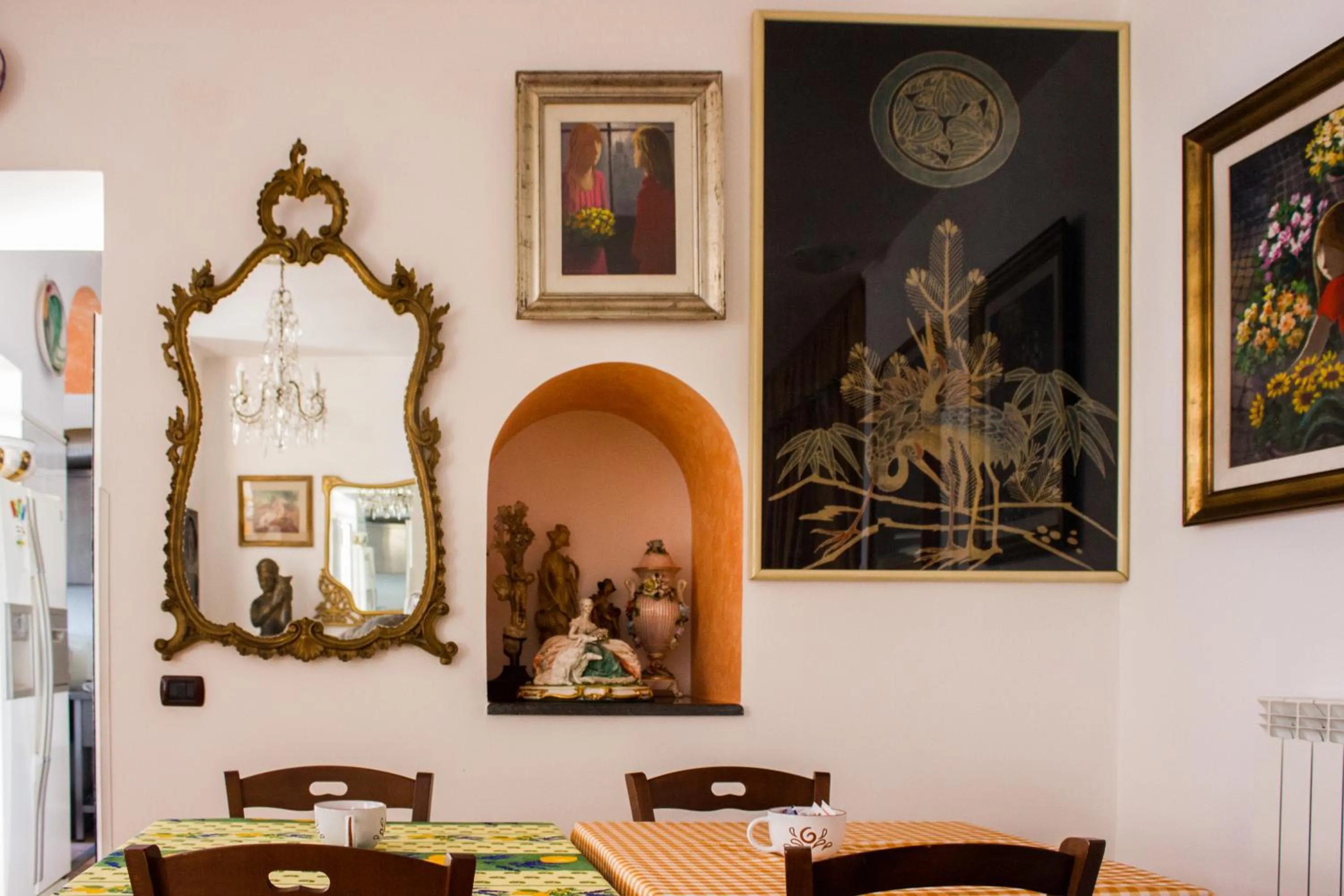 Dining area in Villa Donna Fausta