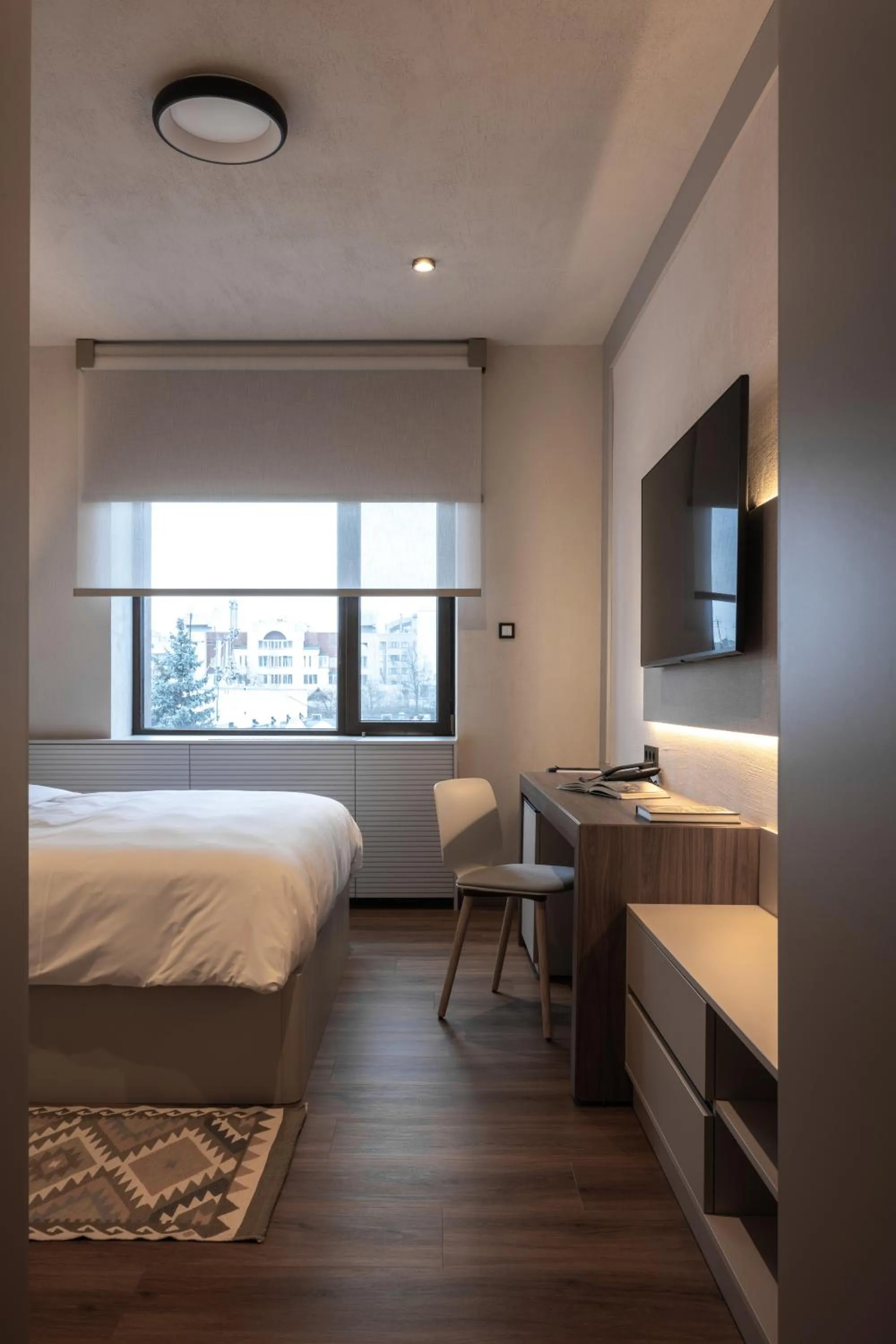 Bed in Mimi Hotel Chisinau Jolly Alon