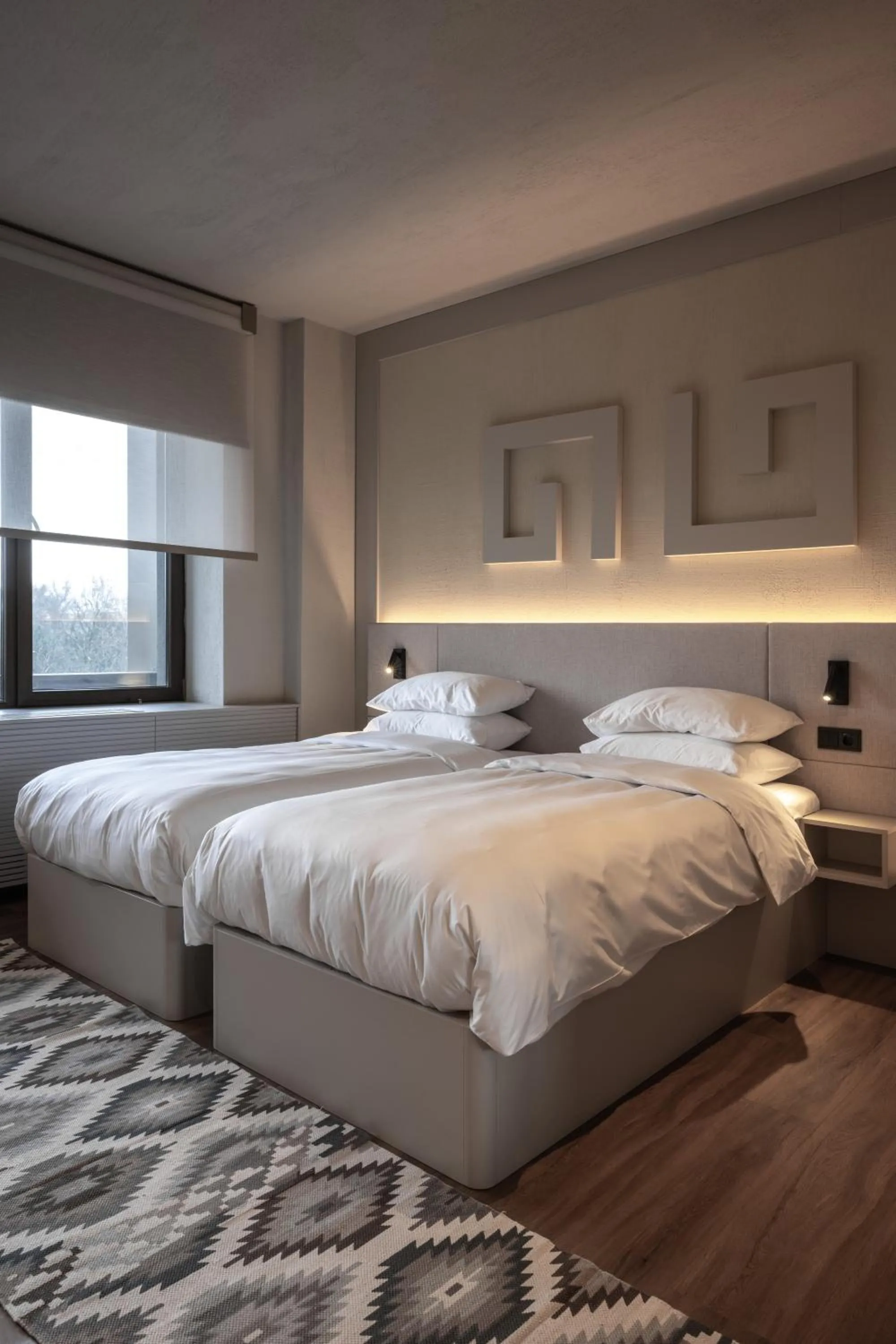 Bed in Mimi Hotel Chisinau Jolly Alon