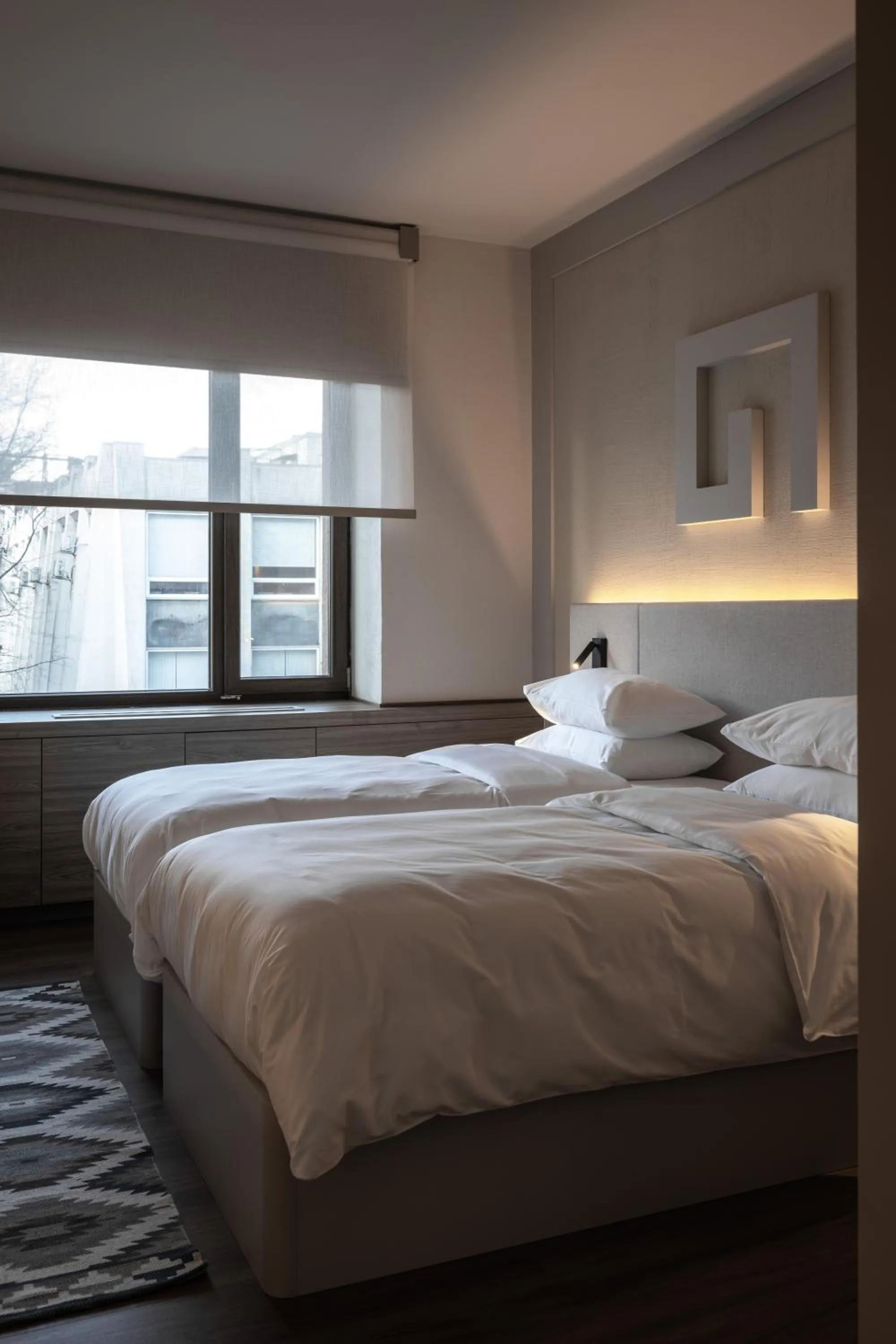 Bed in Mimi Hotel Chisinau Jolly Alon