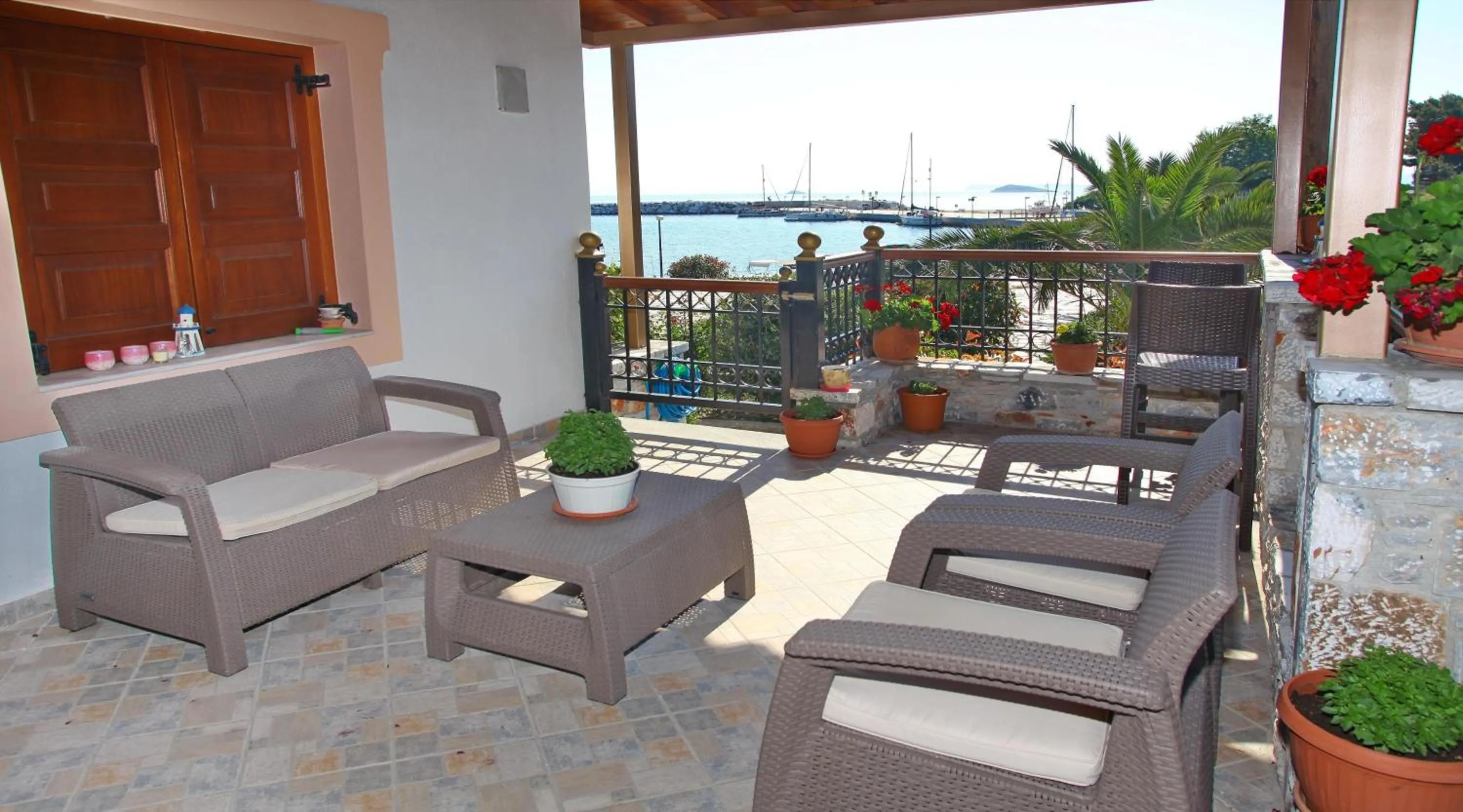 Balcony/Terrace in Anna Maria - Vanessa Apartments