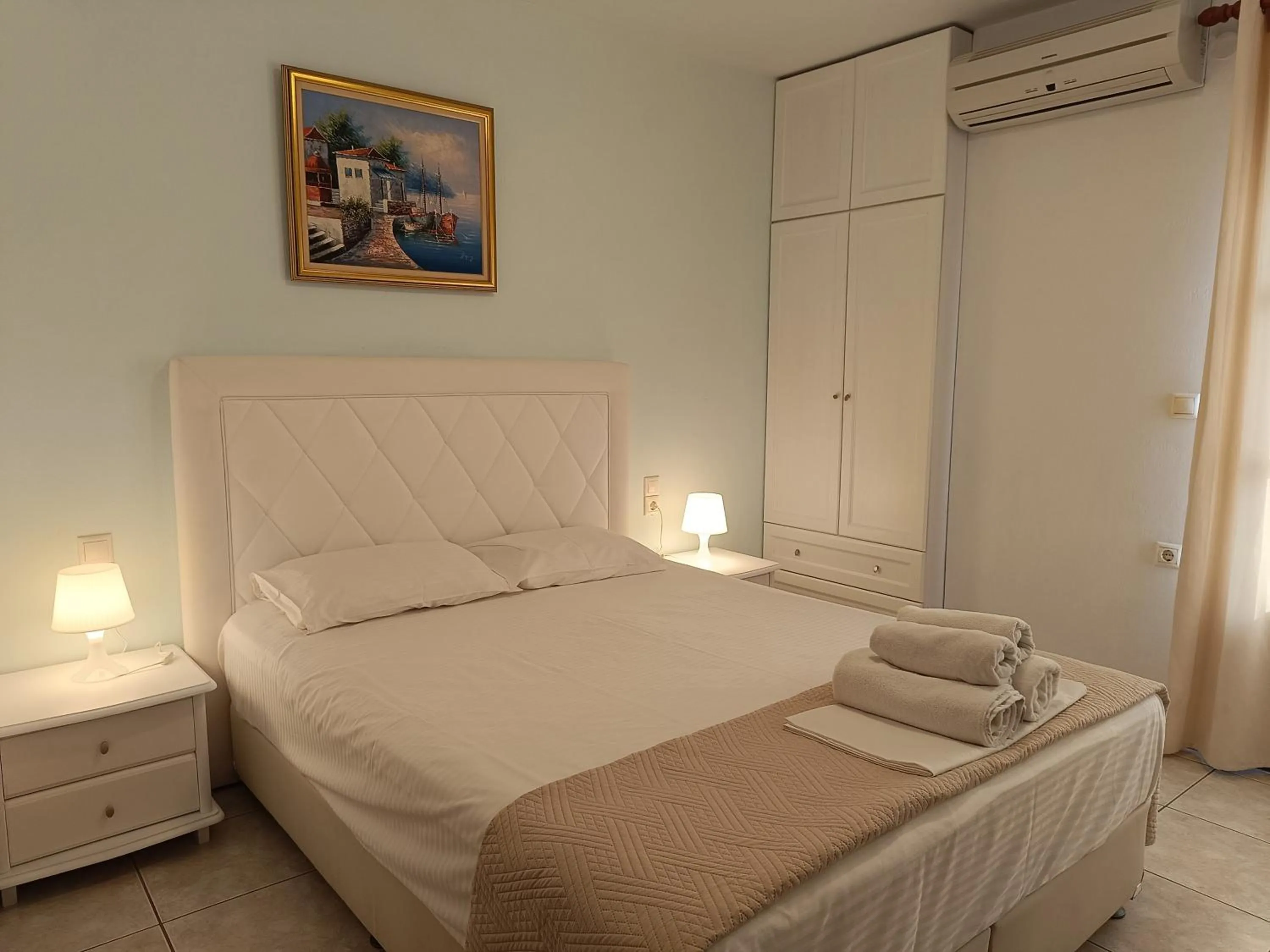 View (from property/room), Bed in Anna Maria - Vanessa Apartments