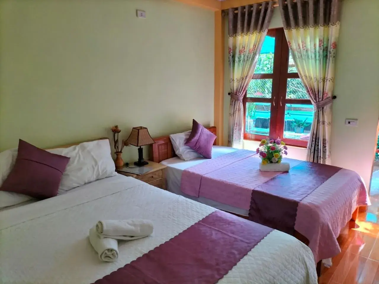 Triple Room with Garden View in Tam Coc Rice Fields Homestay Triple Room with Garden View in Tam Coc Rice Fields Homestay