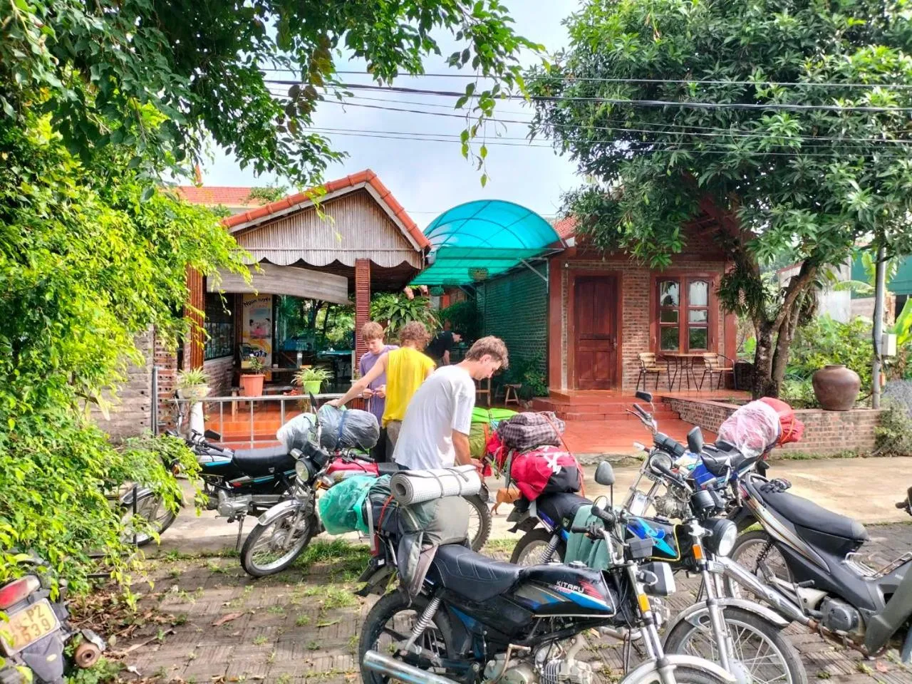 Parking in Tam Coc Rice Fields Homestay