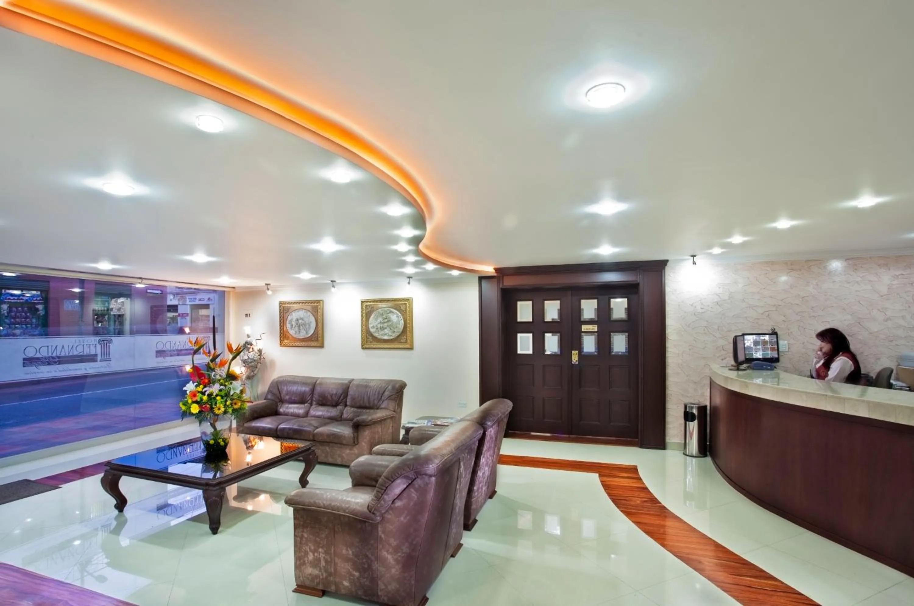 Lobby or reception in Hotel Fernando Plaza