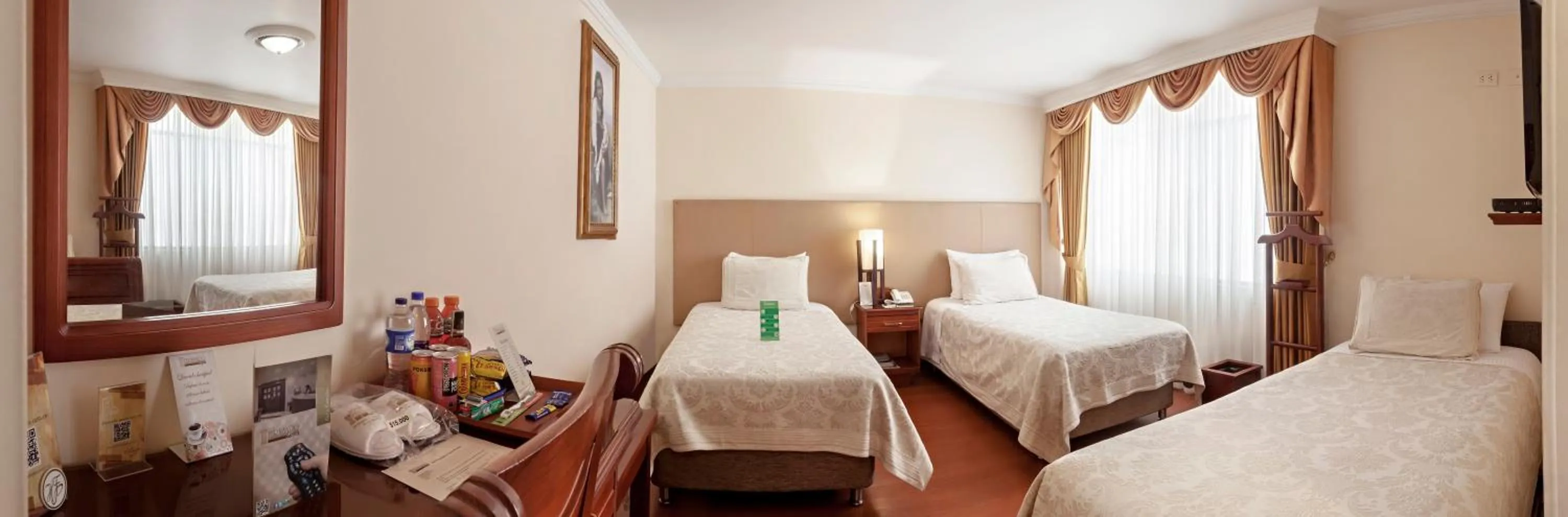 Bed in Hotel Fernando Plaza