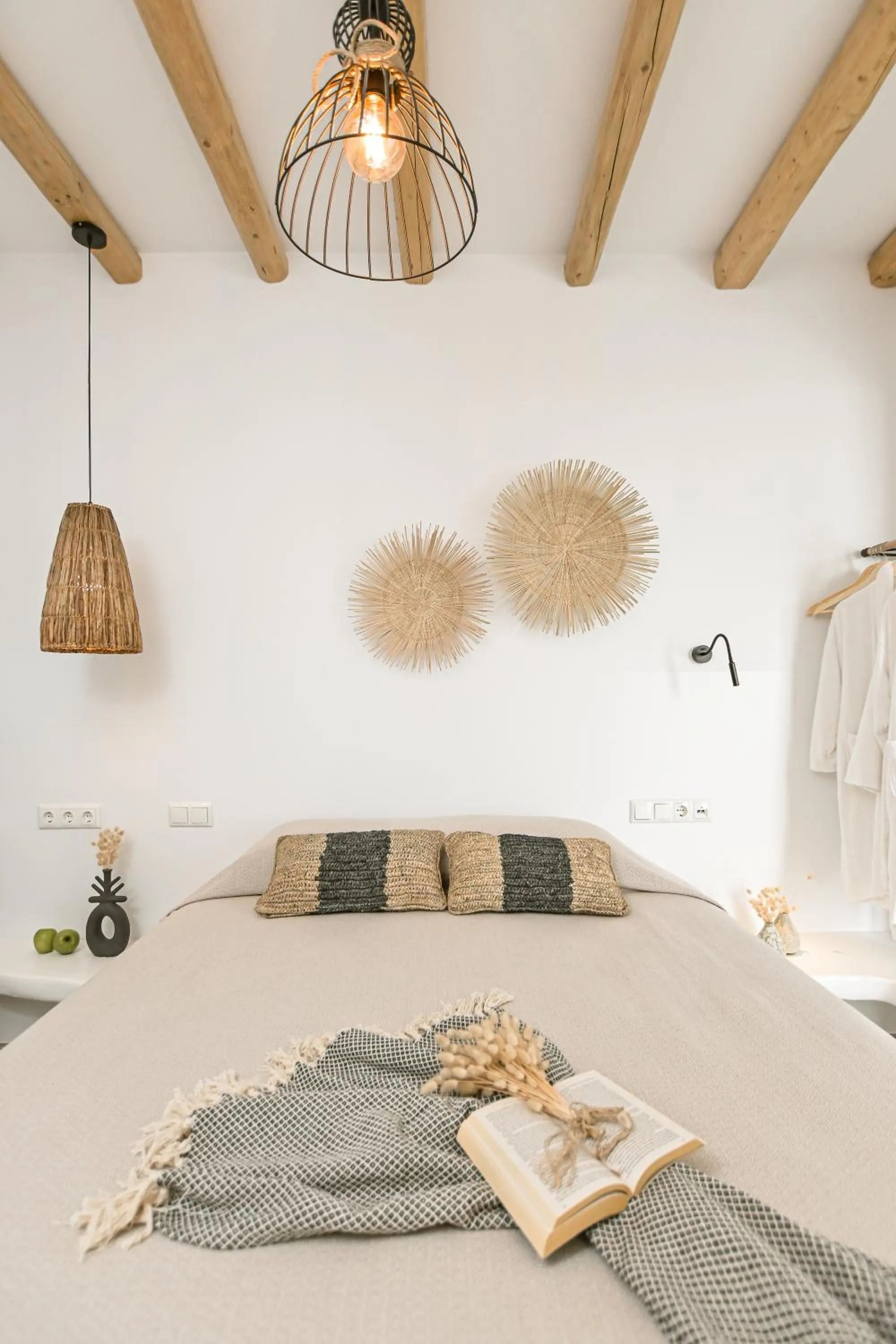 View (from property/room), Bed in Naxos Blue Sky