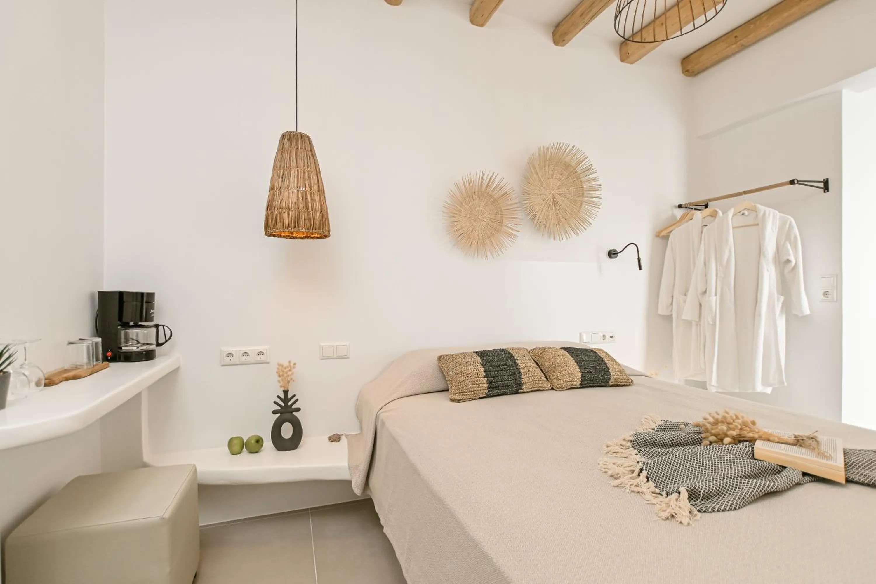 Bed in Naxos Blue Sky