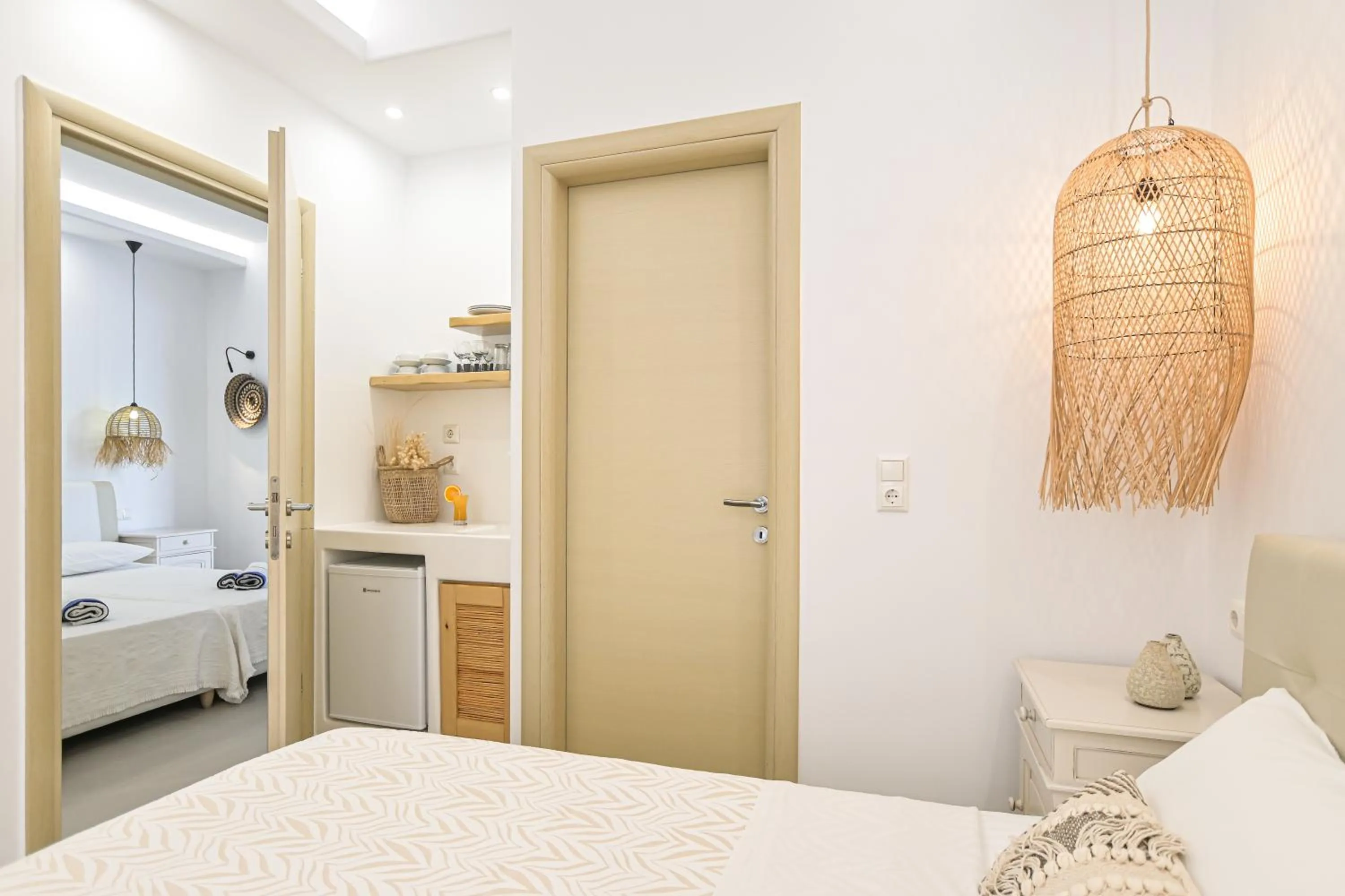 Bed in Naxos Blue Sky