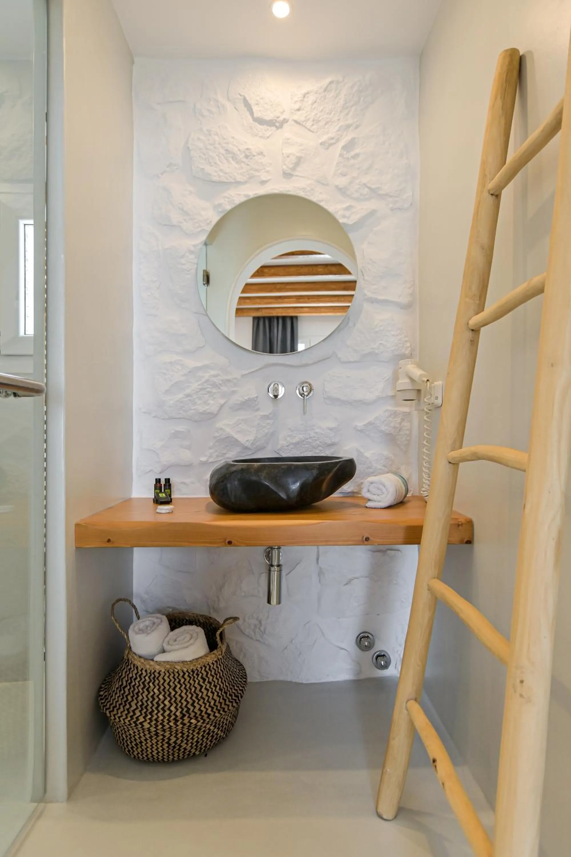 Bathroom in Naxos Blue Sky