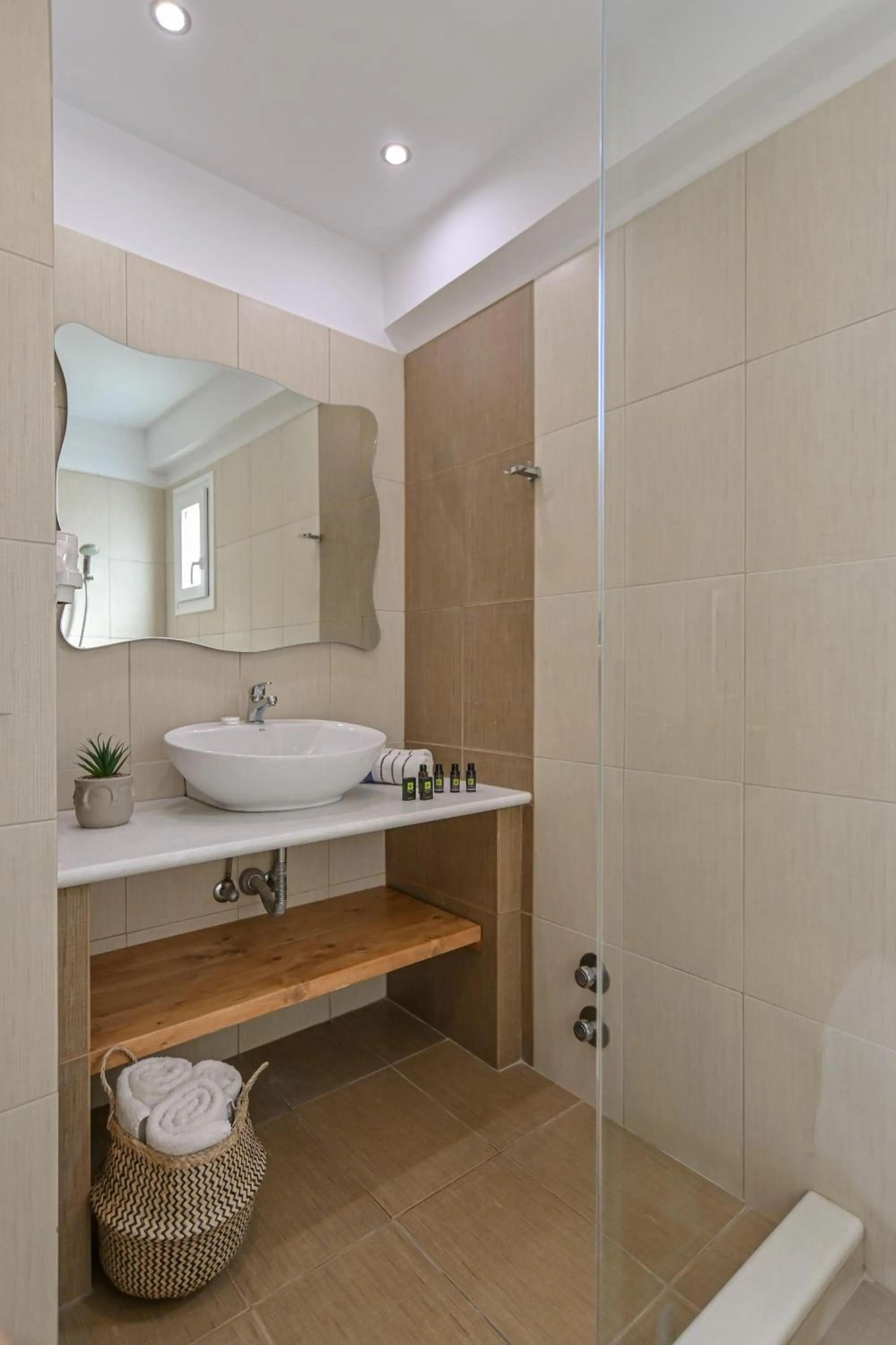 Bathroom in Naxos Blue Sky