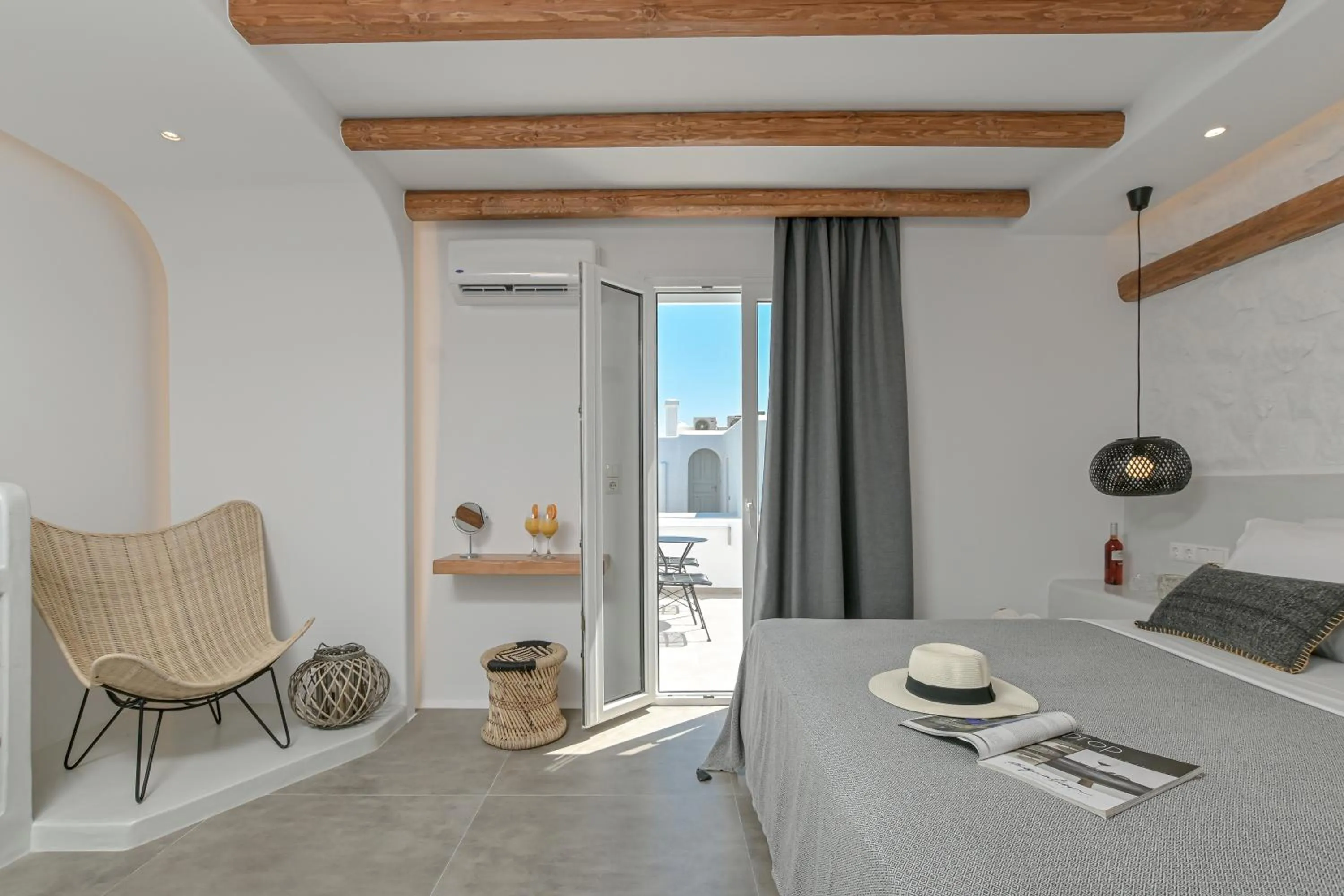 Bedroom in Naxos Blue Sky