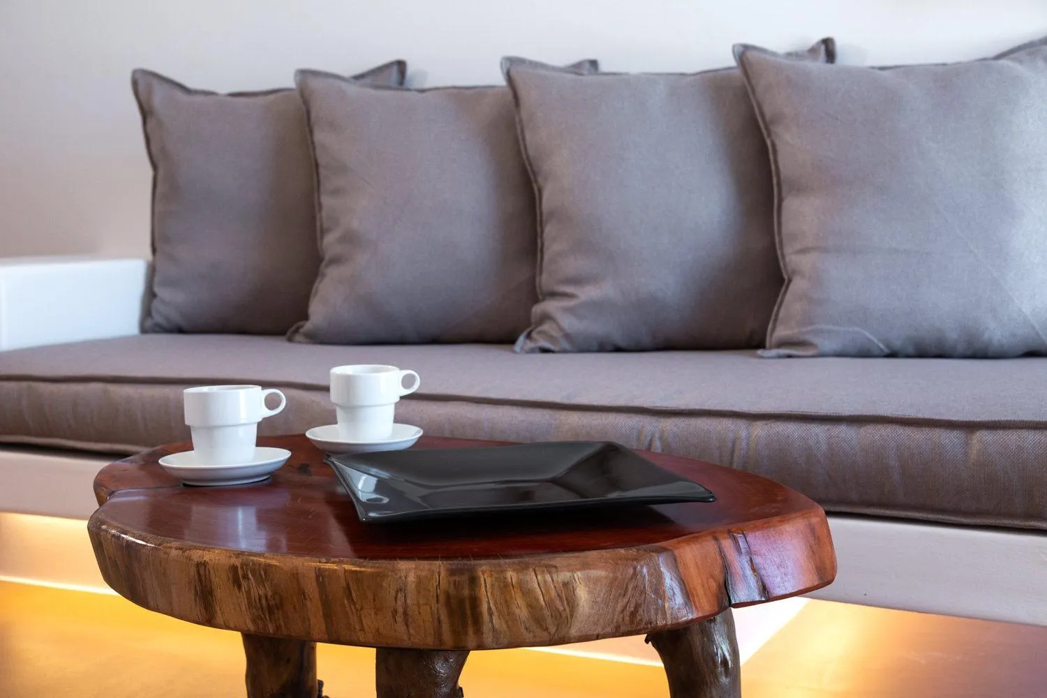 Seating area in Mykonos Dream Villas