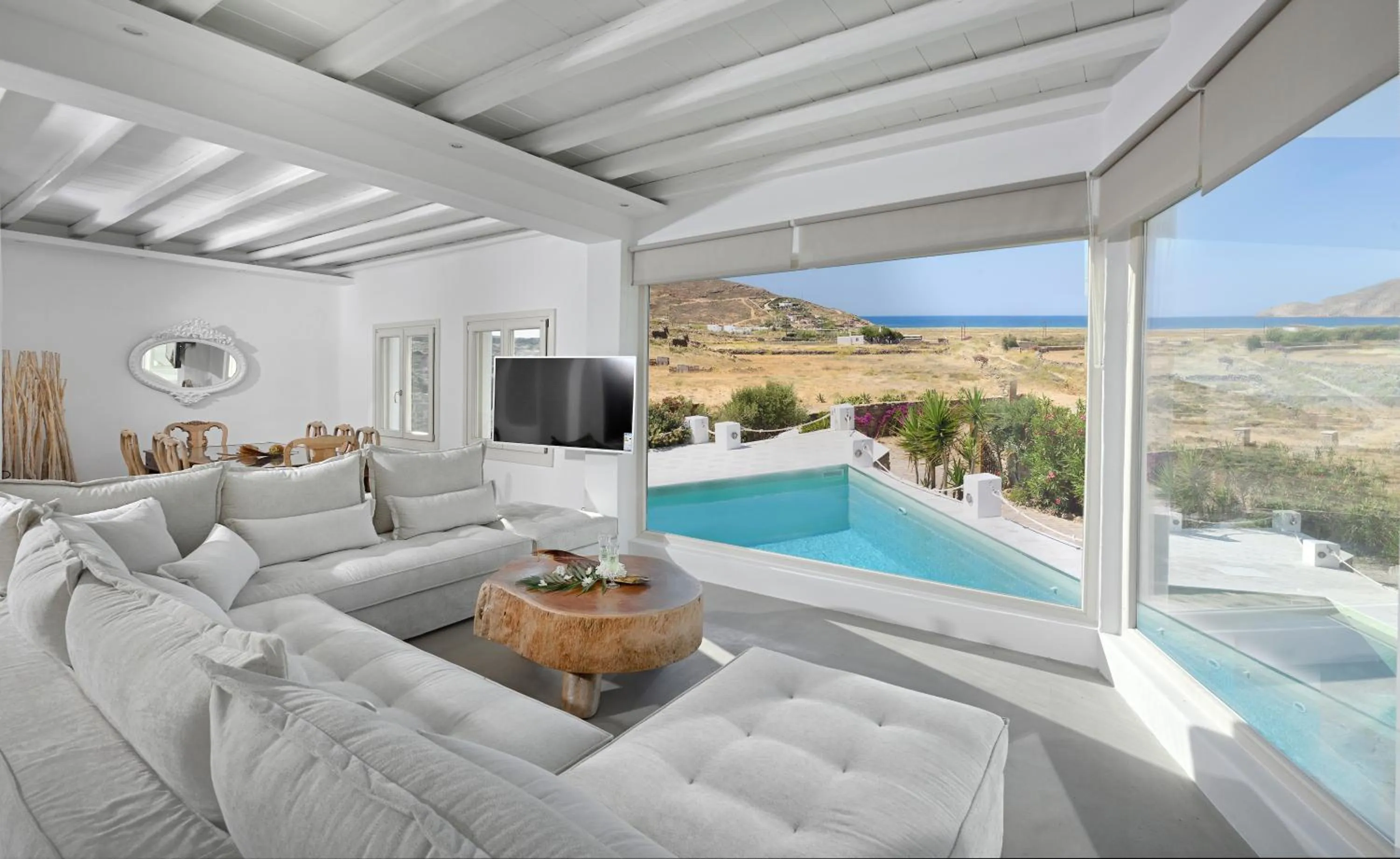Natural landscape in Mykonos Dream Villas