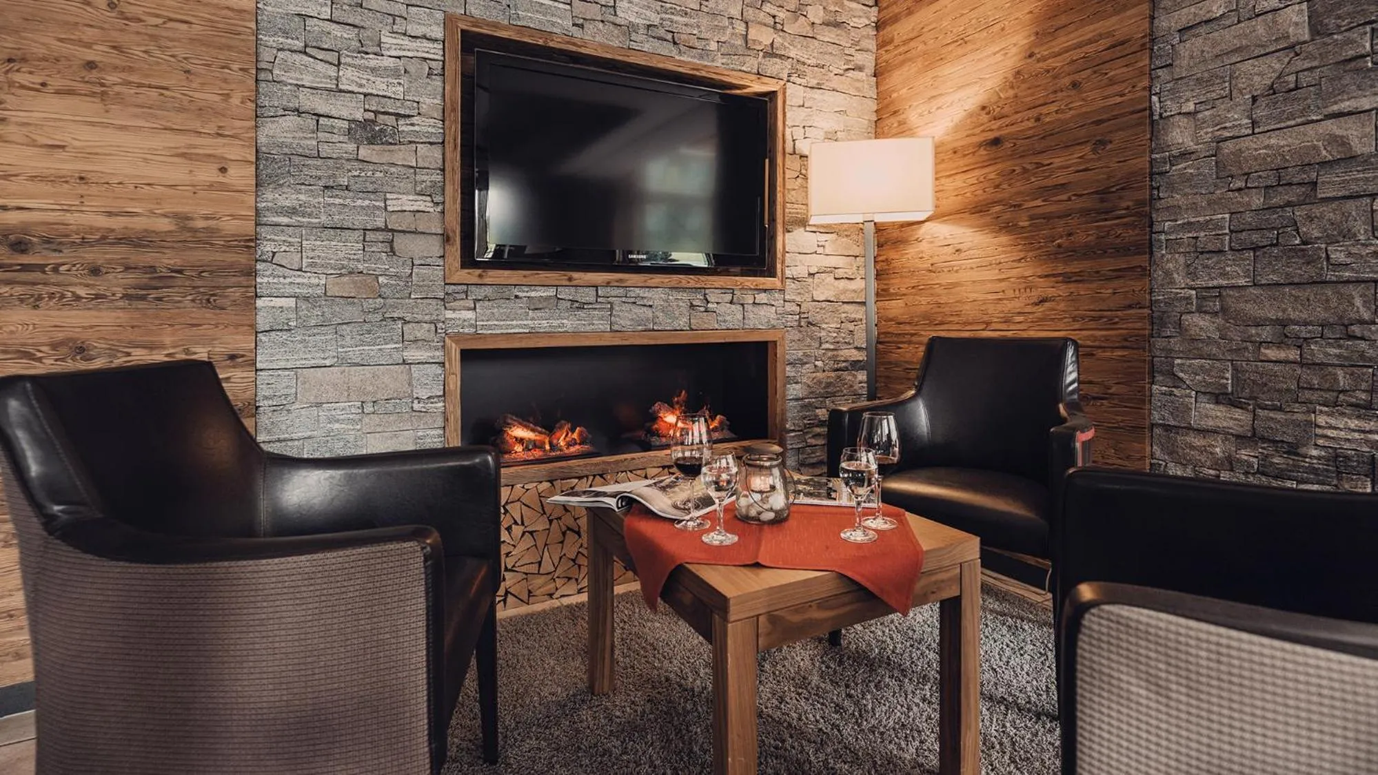 Lobby or reception in Hotel Auhof Kappl