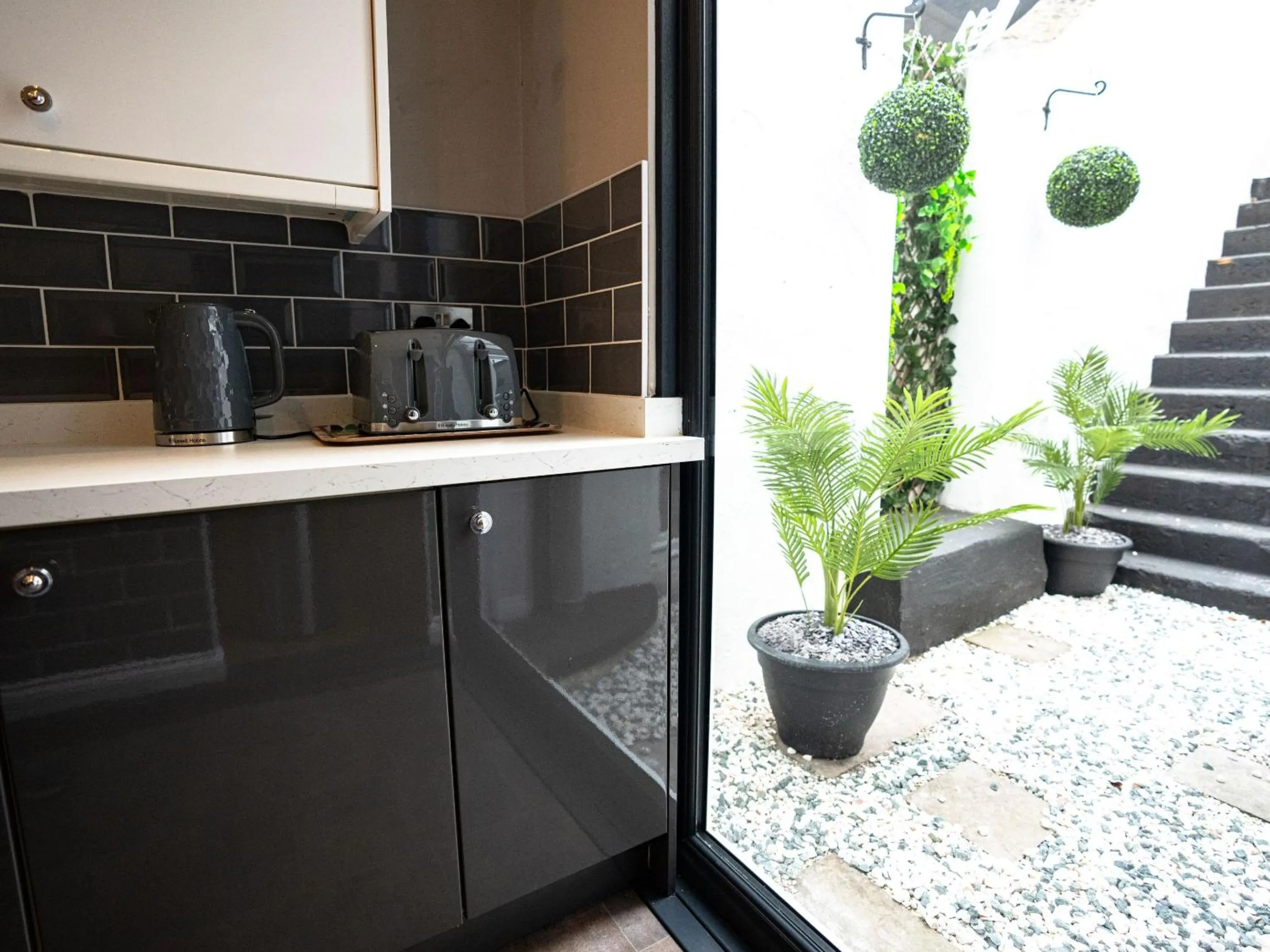 Kitchen or kitchenette in Amadeus Apartments