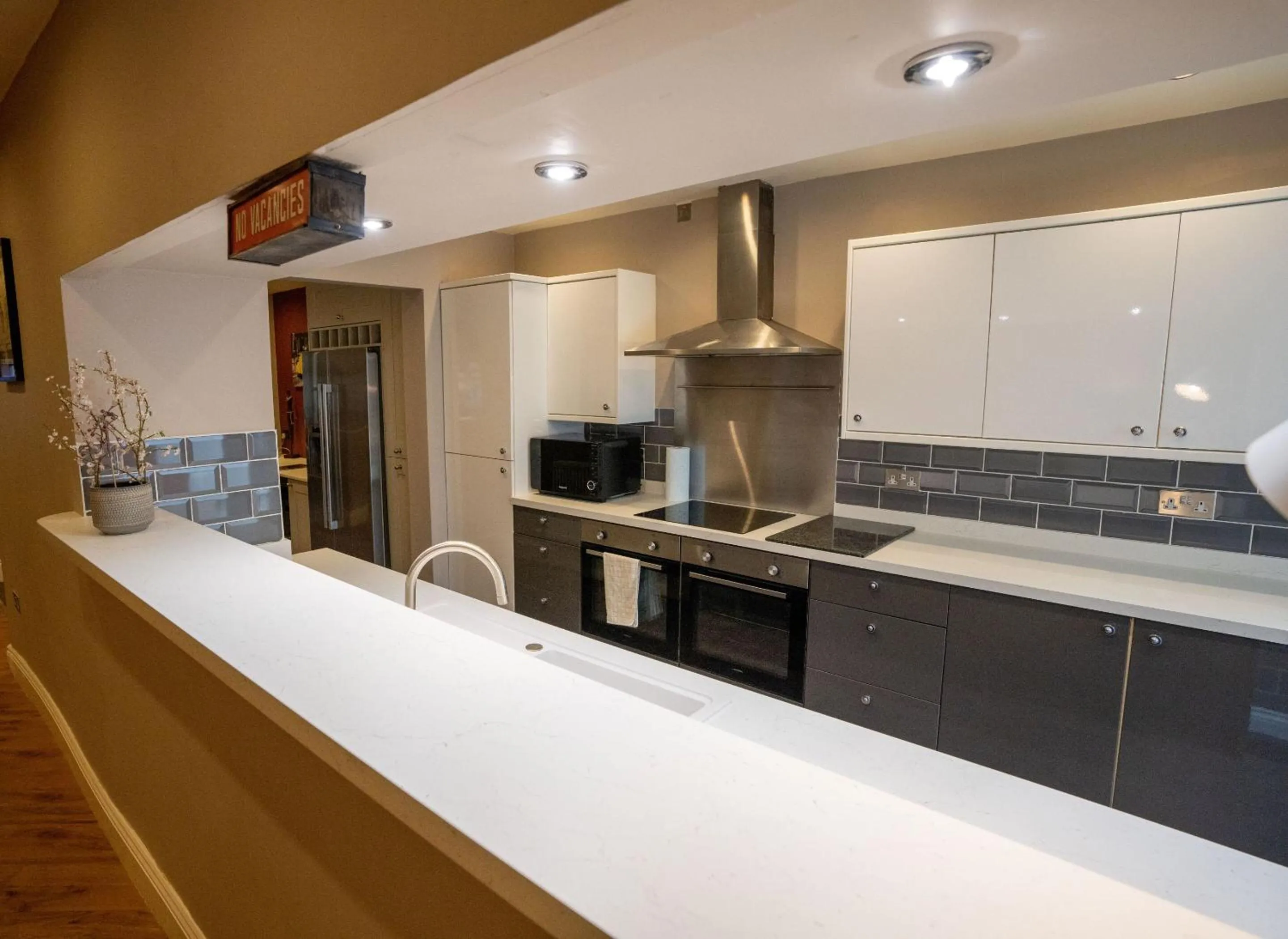 Kitchen or kitchenette in Amadeus Apartments